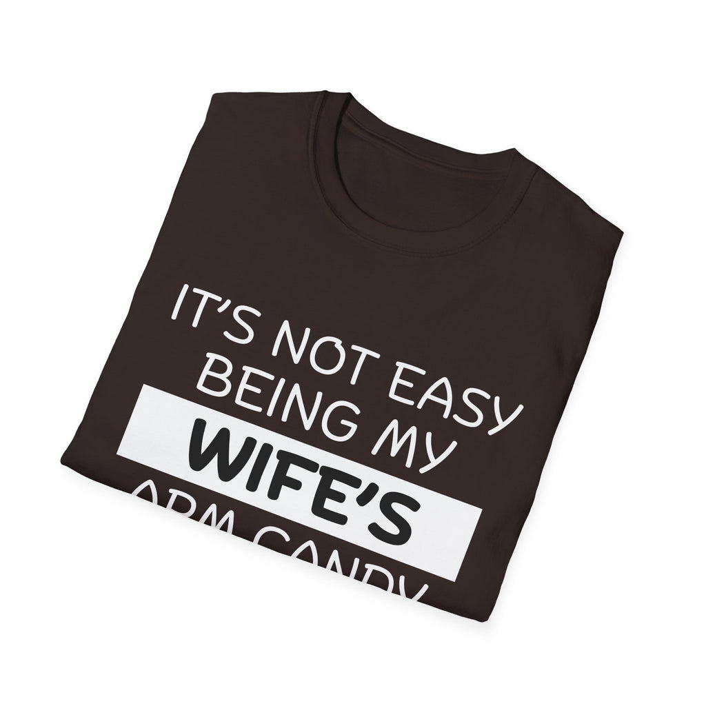 Arm Candy Unisex Softstyle T-Shirt, Gift for Her, Anniversary Apparel, Couple's Matching Shirt, Unique Wedding Gift