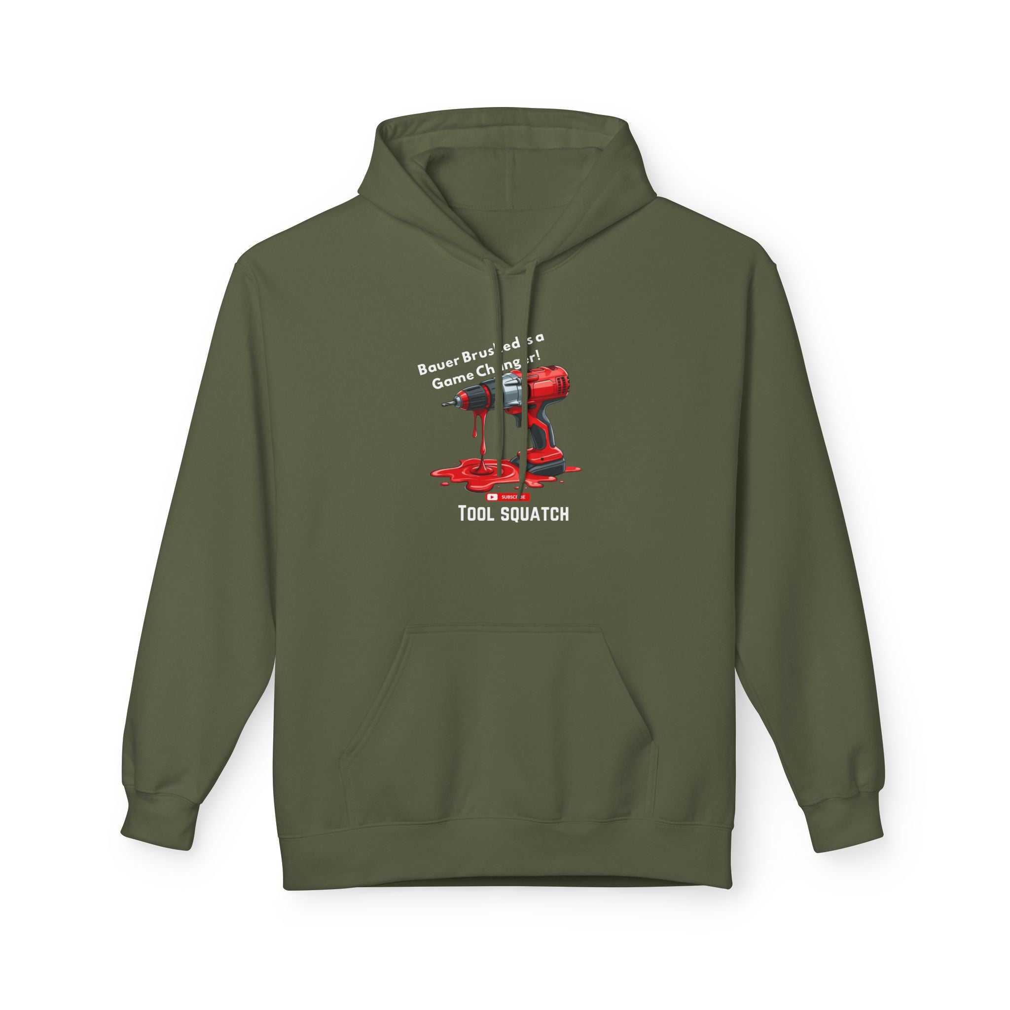 Game Changer  Hoodie, Tool Squatch, Funny Work Hoodie, Gift for Dad, Carpenter Hoodie, Casual Unisex Fleece Sweatshirt