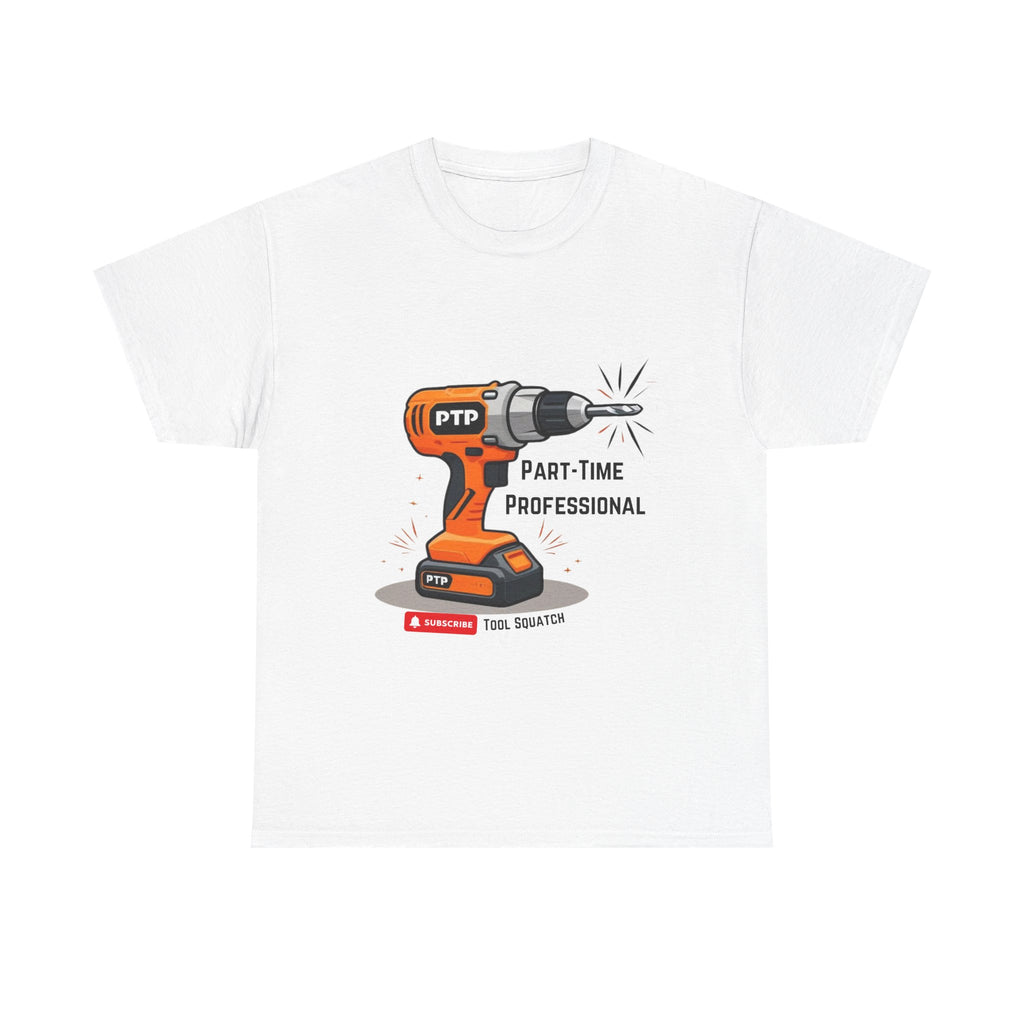 Part-Time Professional Tee - Tool Squatch, Funny Work Shirt, Gift for DIY Lovers, Humorous Cotton Tee, Tool Enthusiast Apparels, Birthday Gift Idea