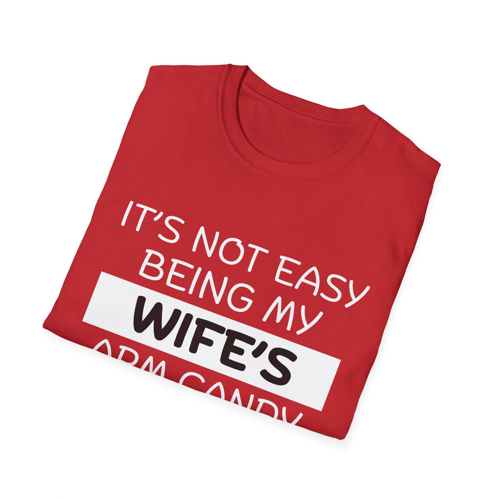 Arm Candy Unisex Softstyle T-Shirt, Gift for Her, Anniversary Apparel, Couple's Matching Shirt, Unique Wedding Gift