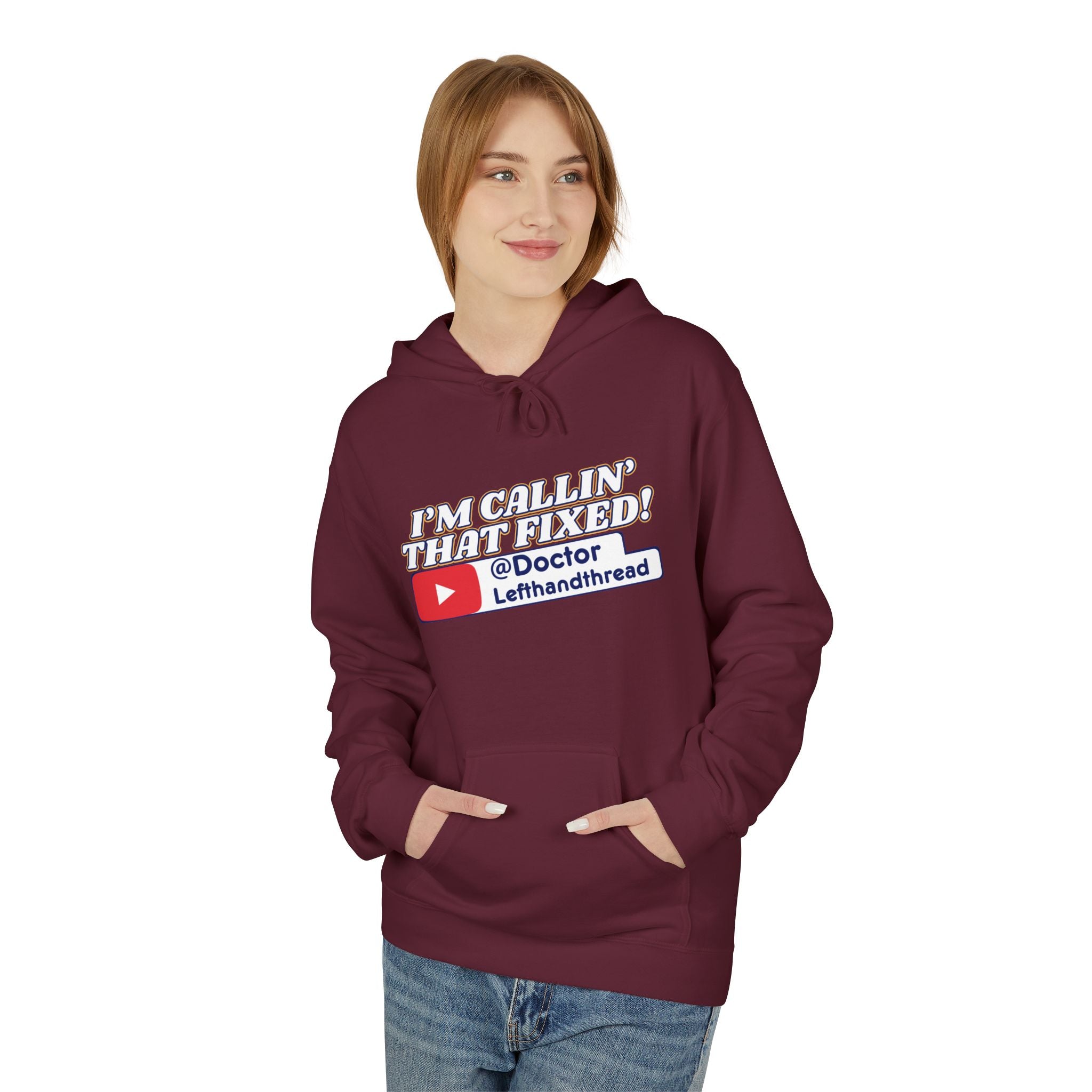 I'm Callin' That Fixed! Doctor Lefthandthread Funny Gift for YouTube Fans, Cozy Sweatshirt, Perfect for Casual Wear & Holidays