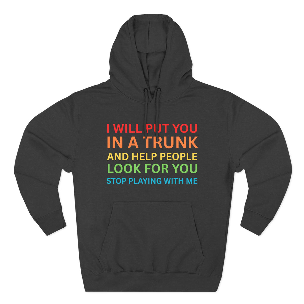 In A Trunk Three-Panel Fleece Hoodie, Funny Hooded Sweatshirt, Quirky Gift, Unisex Pullover, Casual Wear, Birthday Present, Gift for [...]