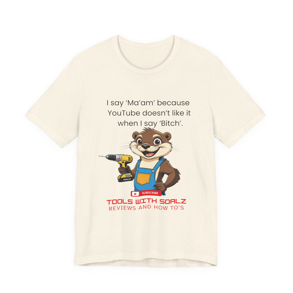 Ma'am, Tools with SoAlz, DIY Enthusiast Tee, Humor Shirt for Handyman, Birthday Gift for Dad, Casual Wear, YouTube Inspired T-Shirt