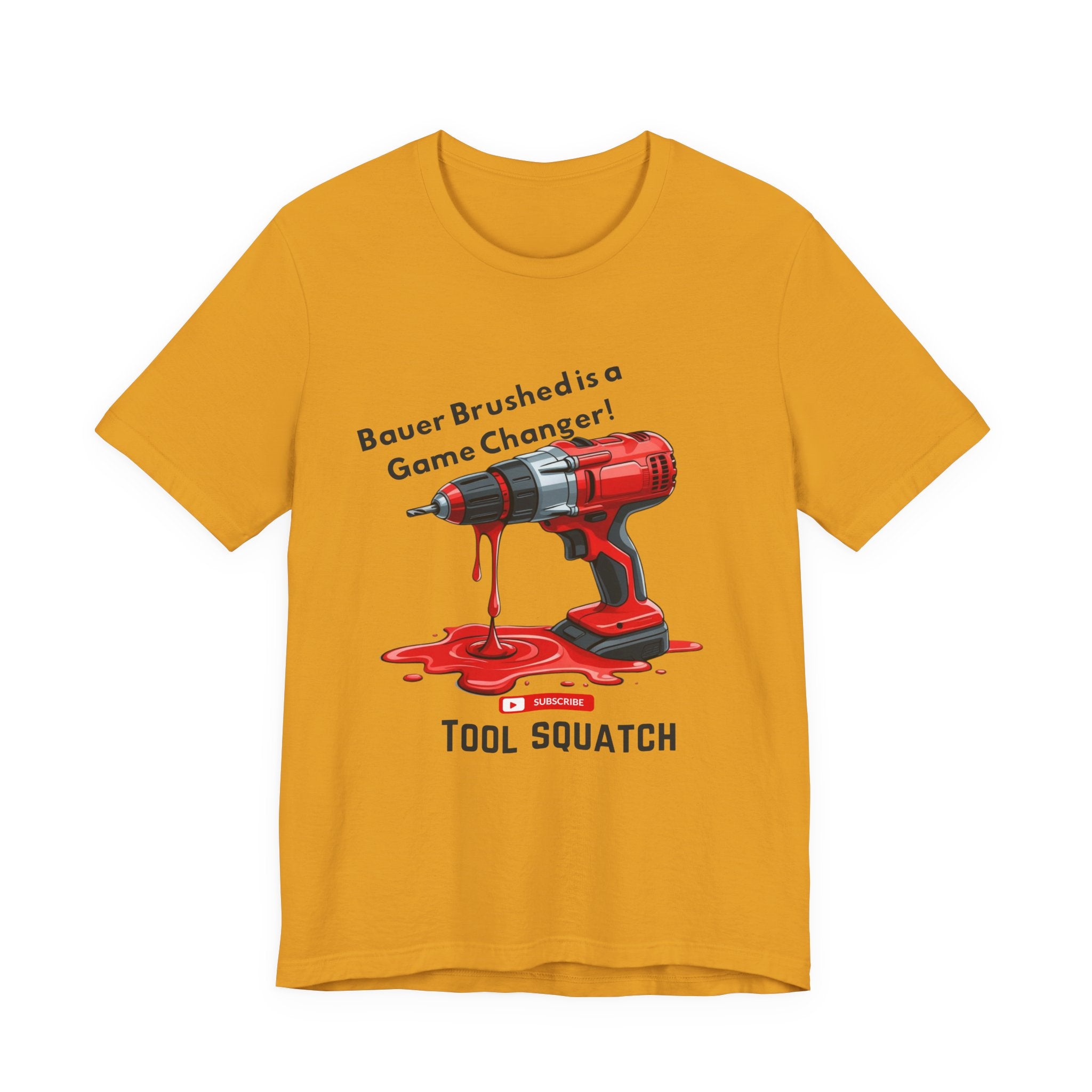 Game Changer, Funny Drill Graphic Tee - Tool Squatch, Casual Shirt for DIY Lovers, Gift for Handyman, Father's Day or Birthday T-Shirt
