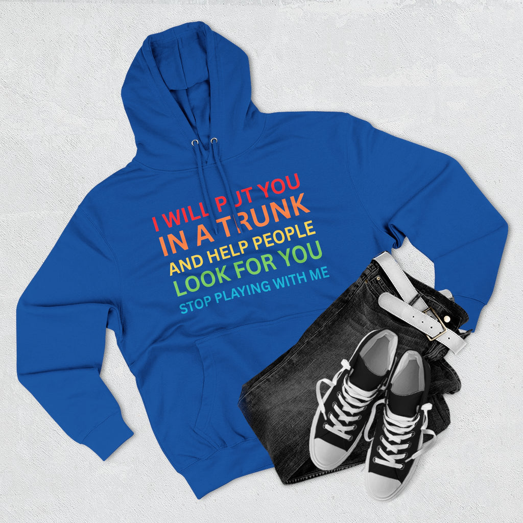 In A Trunk Three-Panel Fleece Hoodie, Funny Hooded Sweatshirt, Quirky Gift, Unisex Pullover, Casual Wear, Birthday Present, Gift for [...]