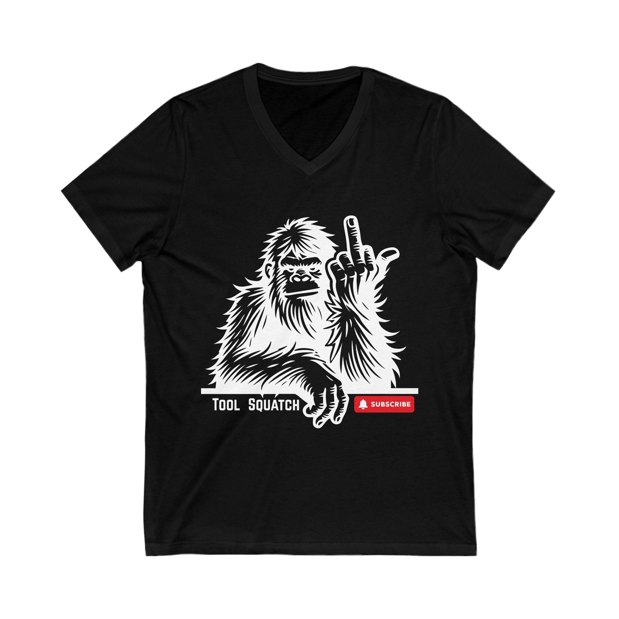 Sasquatch, Tool Squatch, Casual Graphic T-Shirt, Humorous Unisex Clothing, Fun Gift for Dads, Funny Birthday Present, Casual Wear