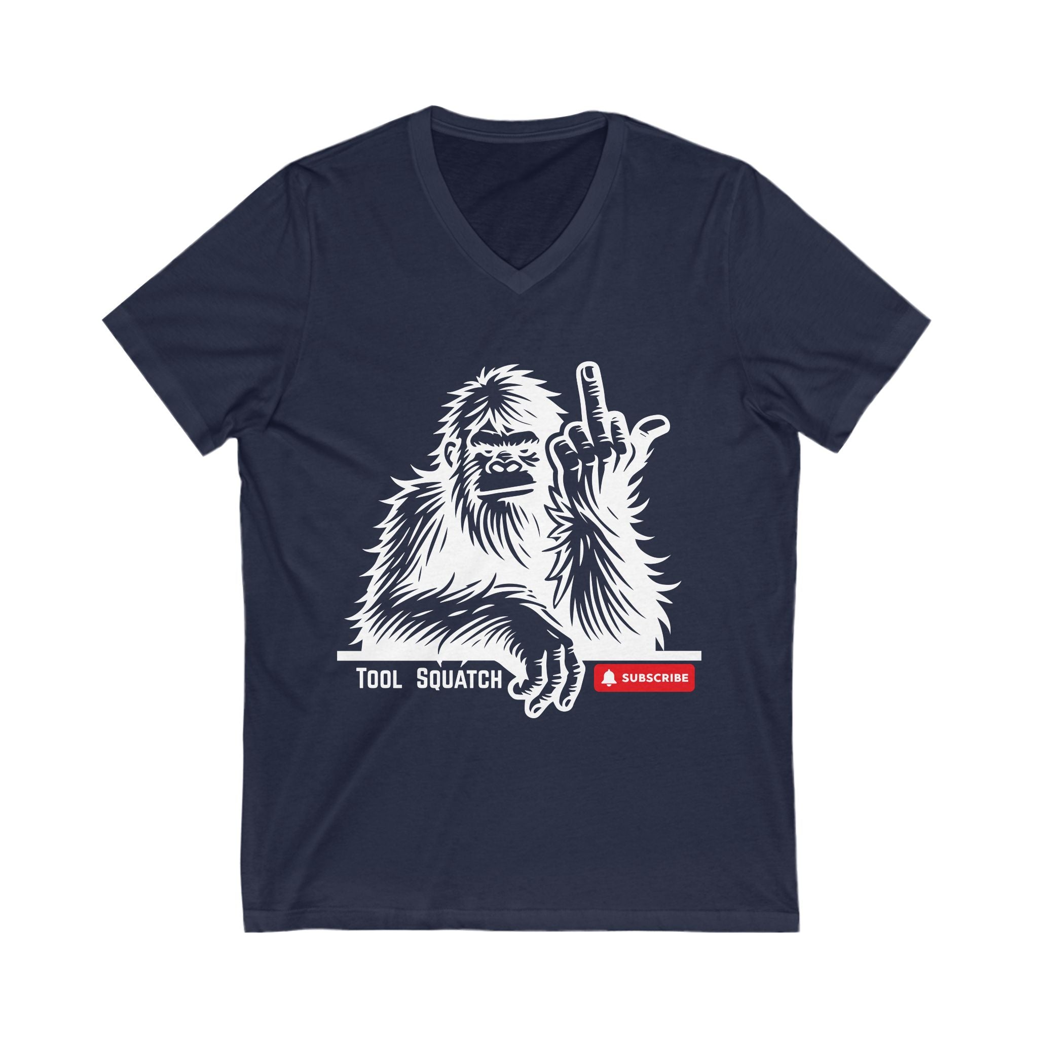 Sasquatch, Tool Squatch, Casual Graphic T-Shirt, Humorous Unisex Clothing, Fun Gift for Dads, Funny Birthday Present, Casual Wear