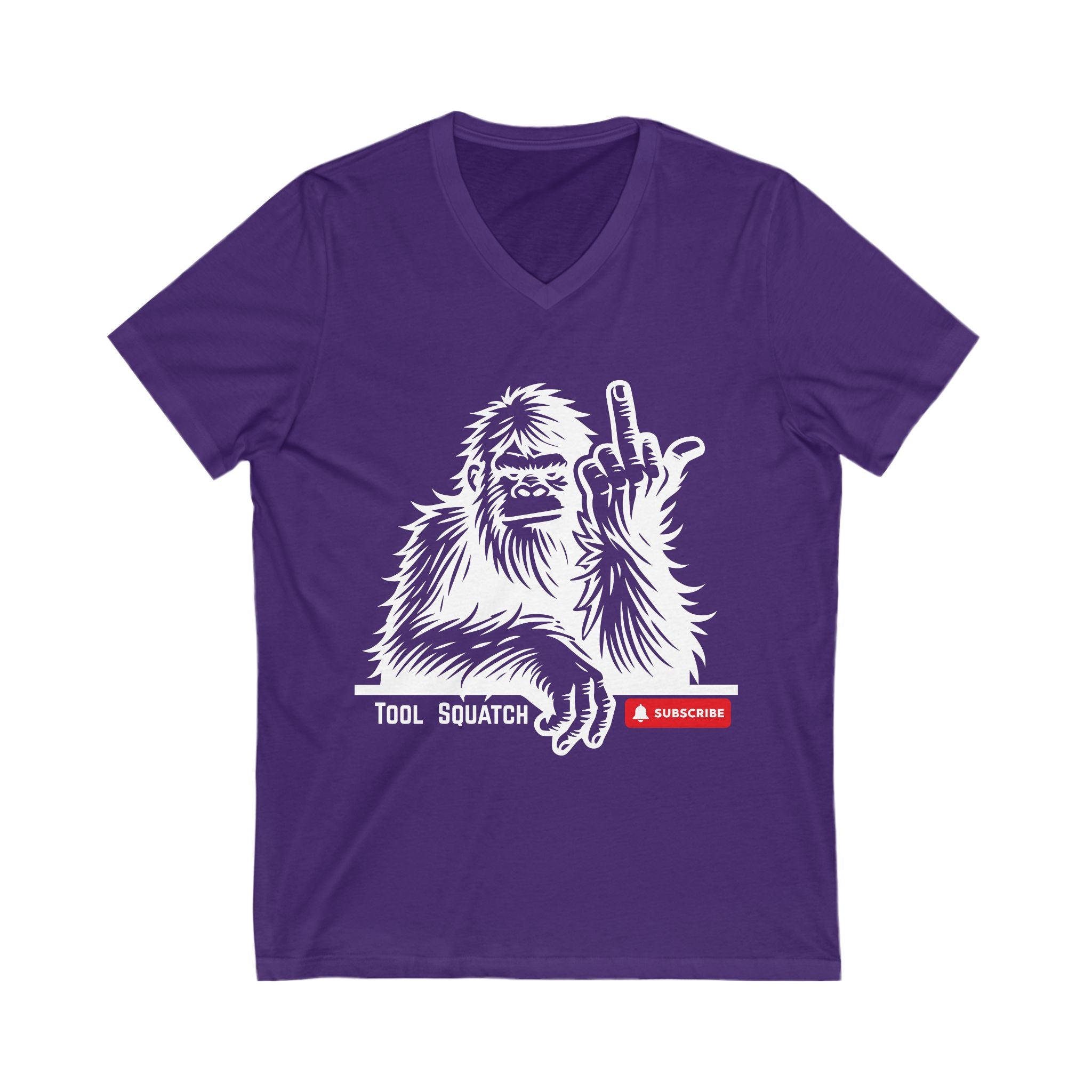 Sasquatch, Tool Squatch, Casual Graphic T-Shirt, Humorous Unisex Clothing, Fun Gift for Dads, Funny Birthday Present, Casual Wear