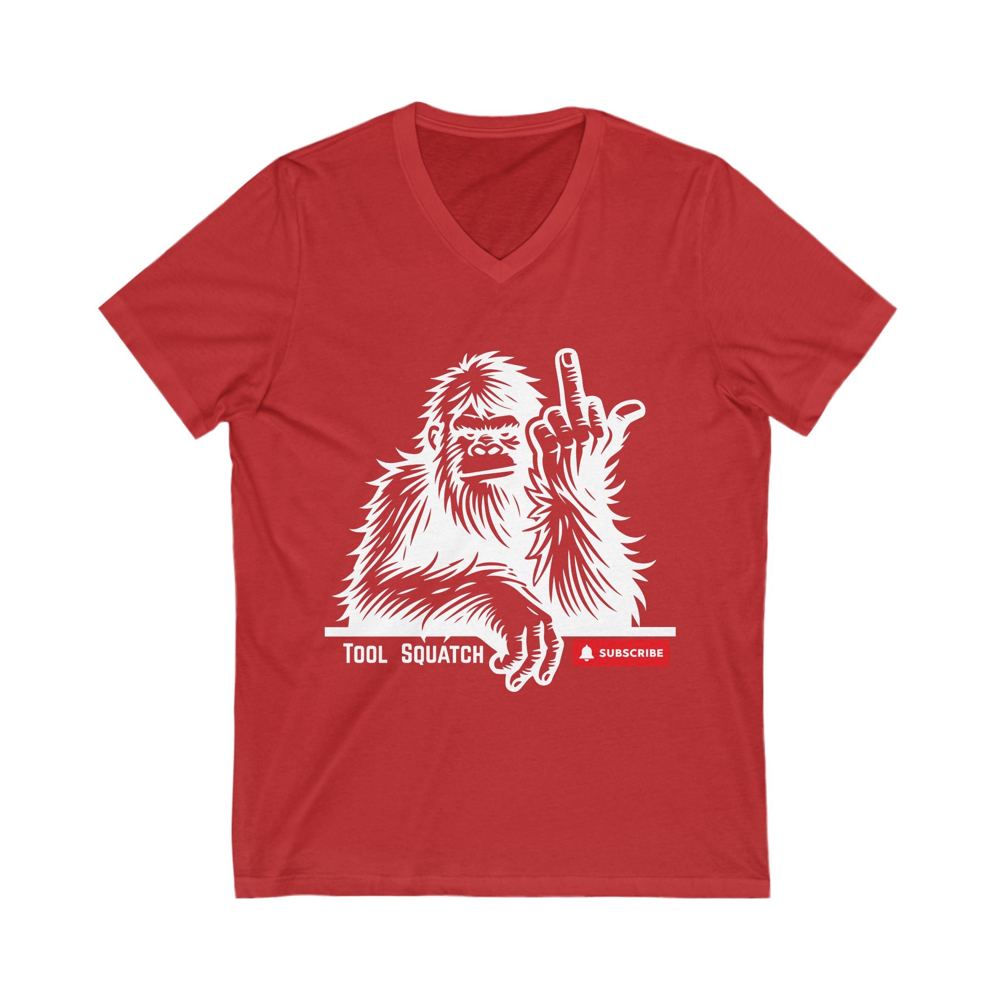 Sasquatch, Tool Squatch, Casual Graphic T-Shirt, Humorous Unisex Clothing, Fun Gift for Dads, Funny Birthday Present, Casual Wear