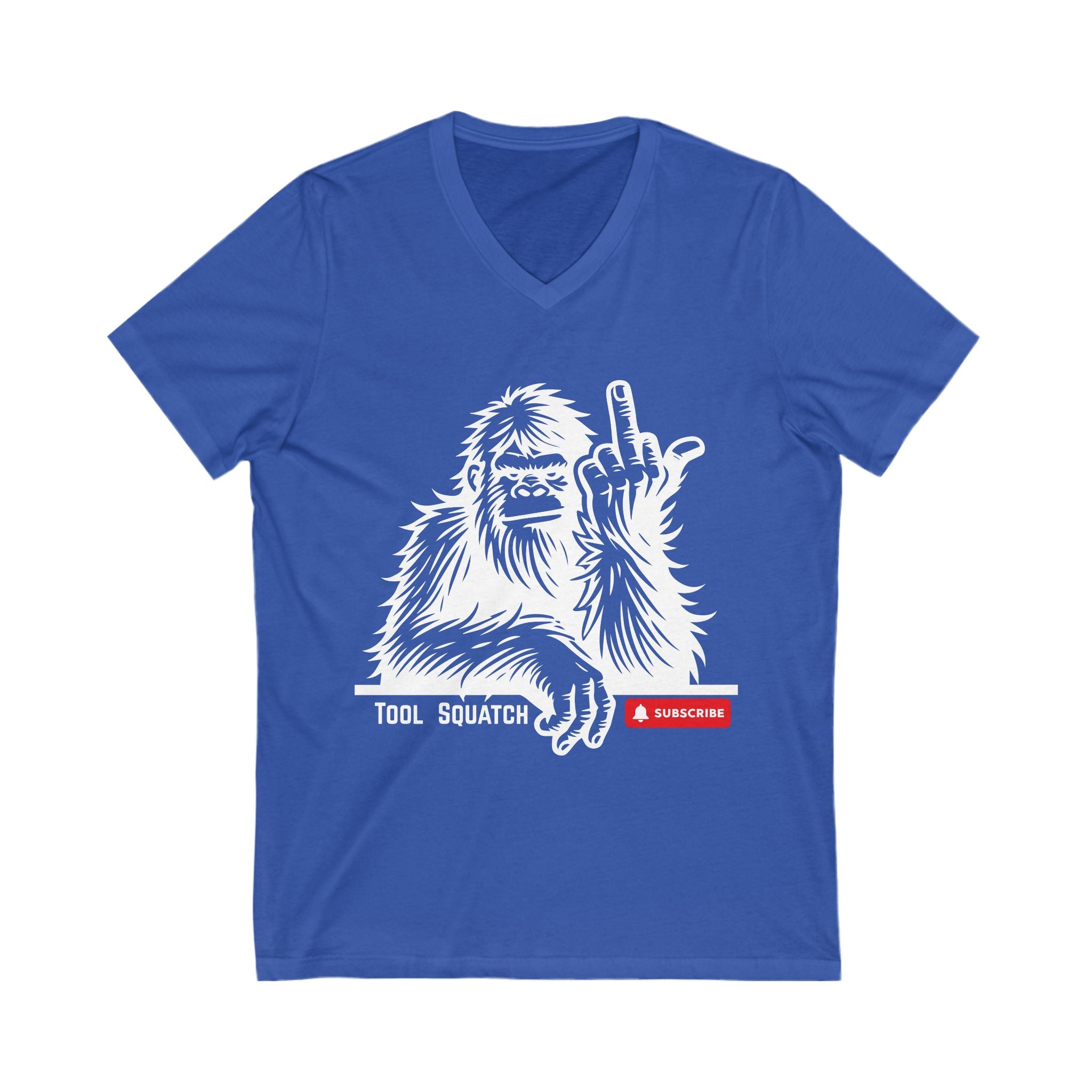 Sasquatch, Tool Squatch, Casual Graphic T-Shirt, Humorous Unisex Clothing, Fun Gift for Dads, Funny Birthday Present, Casual Wear
