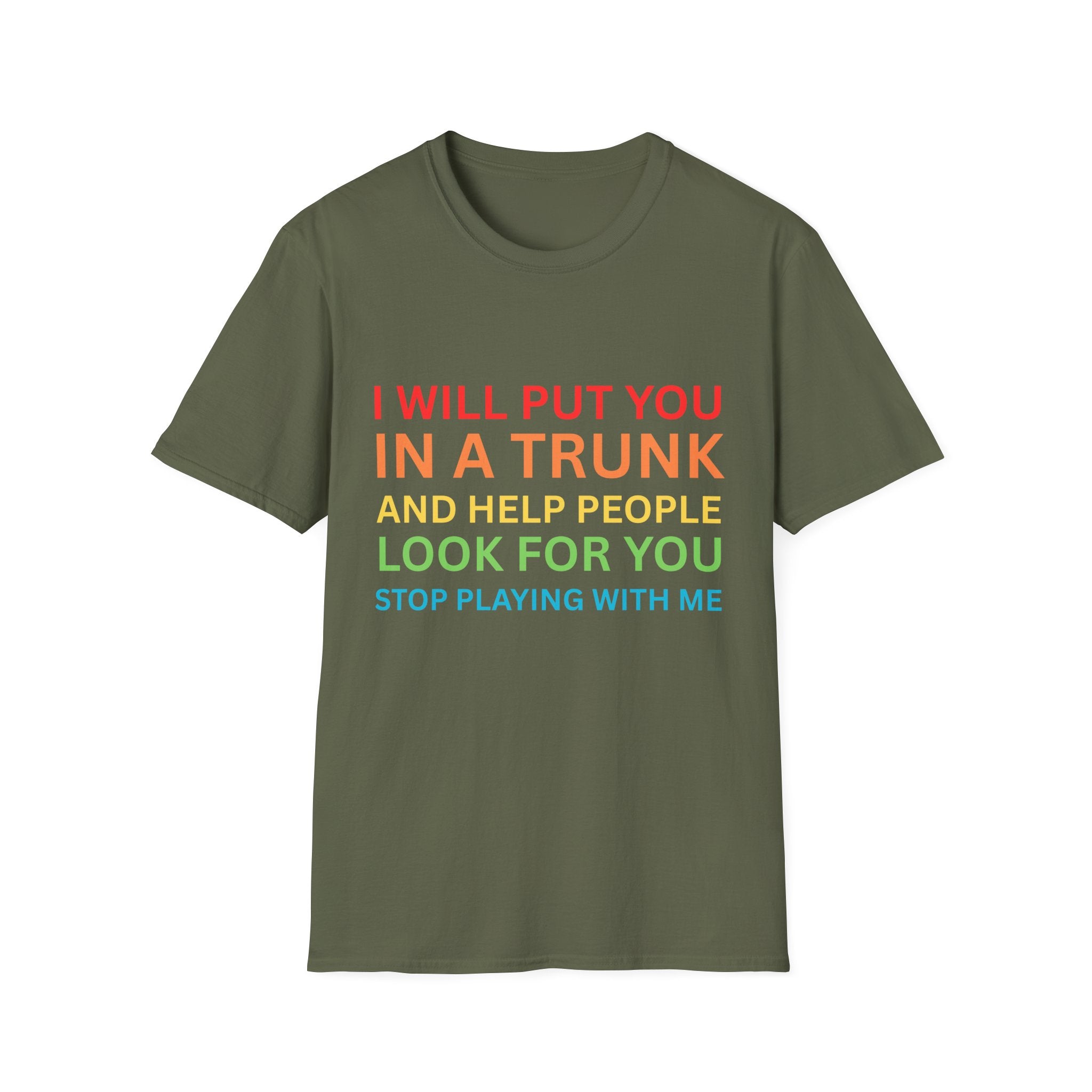 In a Trunk T-Shirt -  - Fun Gift, Casual Wear, Statement Tee, Quirky Fashion, Unique Humor