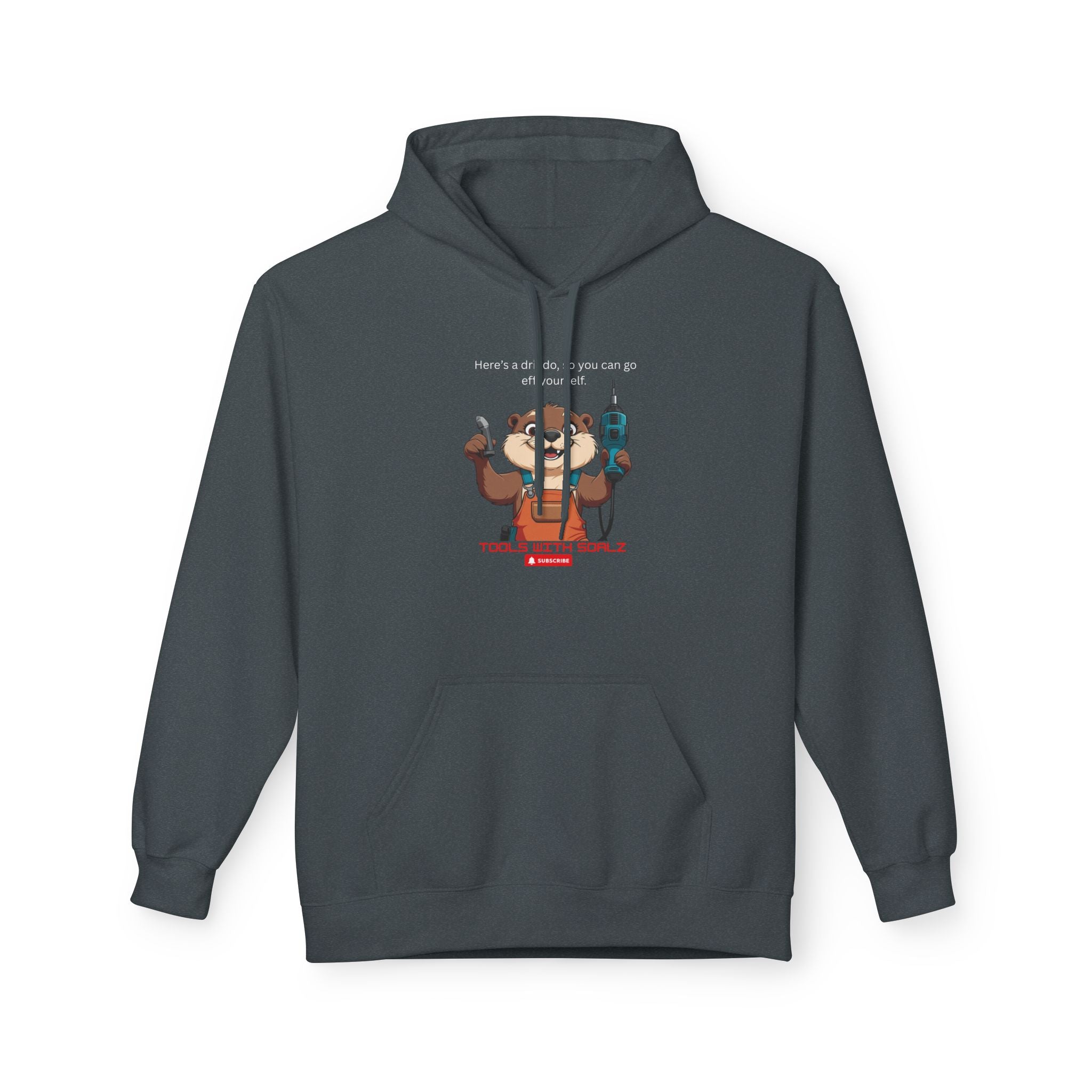 Drilldo Tools with SoAlz Animal Graphic Hoodie | Cozy Unisex Fleece for Casual Outings, Gifts for Animal Lovers, Fun Everyday Wear, Unique Sportswear