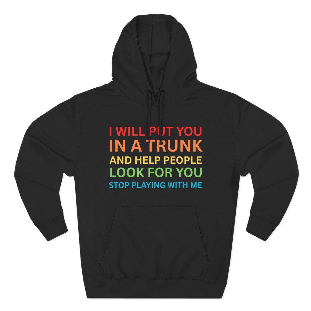 In A Trunk Three-Panel Fleece Hoodie, Funny Hooded Sweatshirt, Quirky Gift, Unisex Pullover, Casual Wear, Birthday Present, Gift for [...]