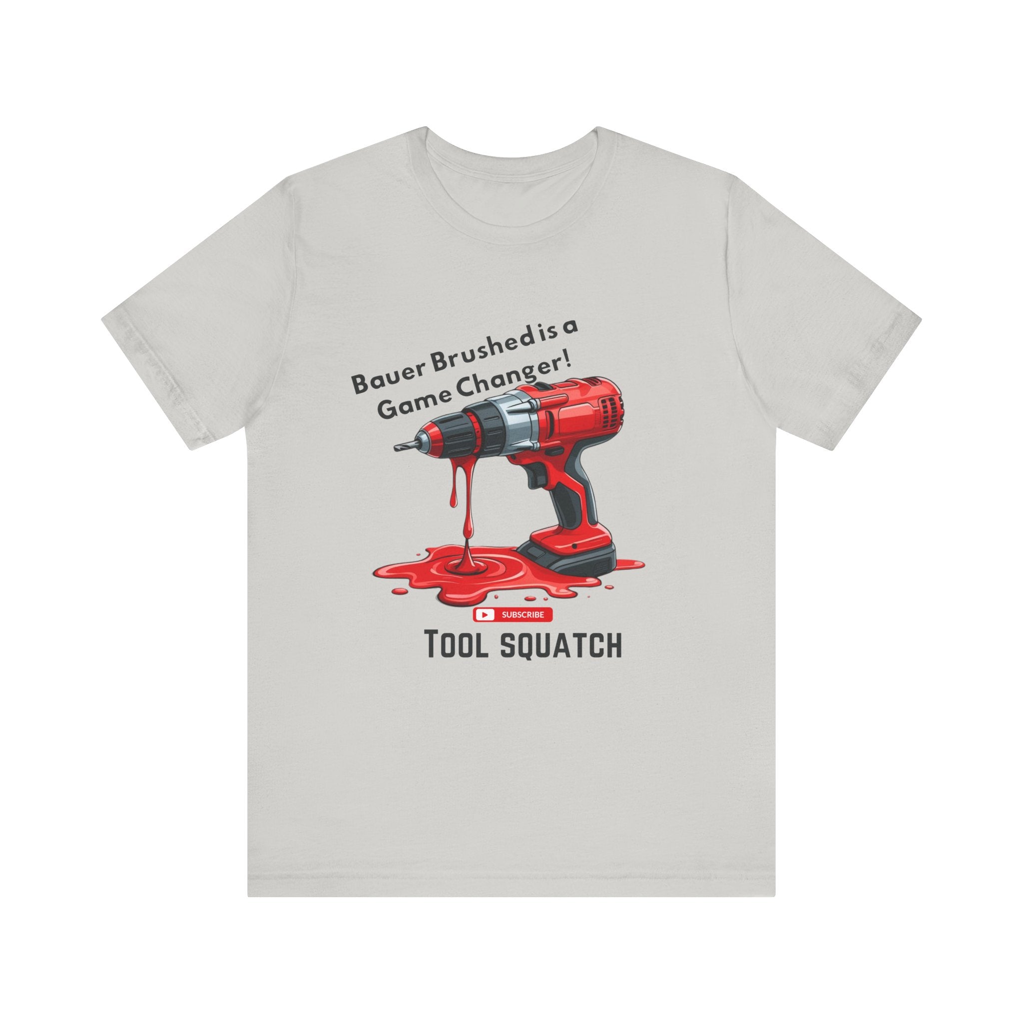 Game Changer, Funny Drill Graphic Tee - Tool Squatch, Casual Shirt for DIY Lovers, Gift for Handyman, Father's Day or Birthday T-Shirt