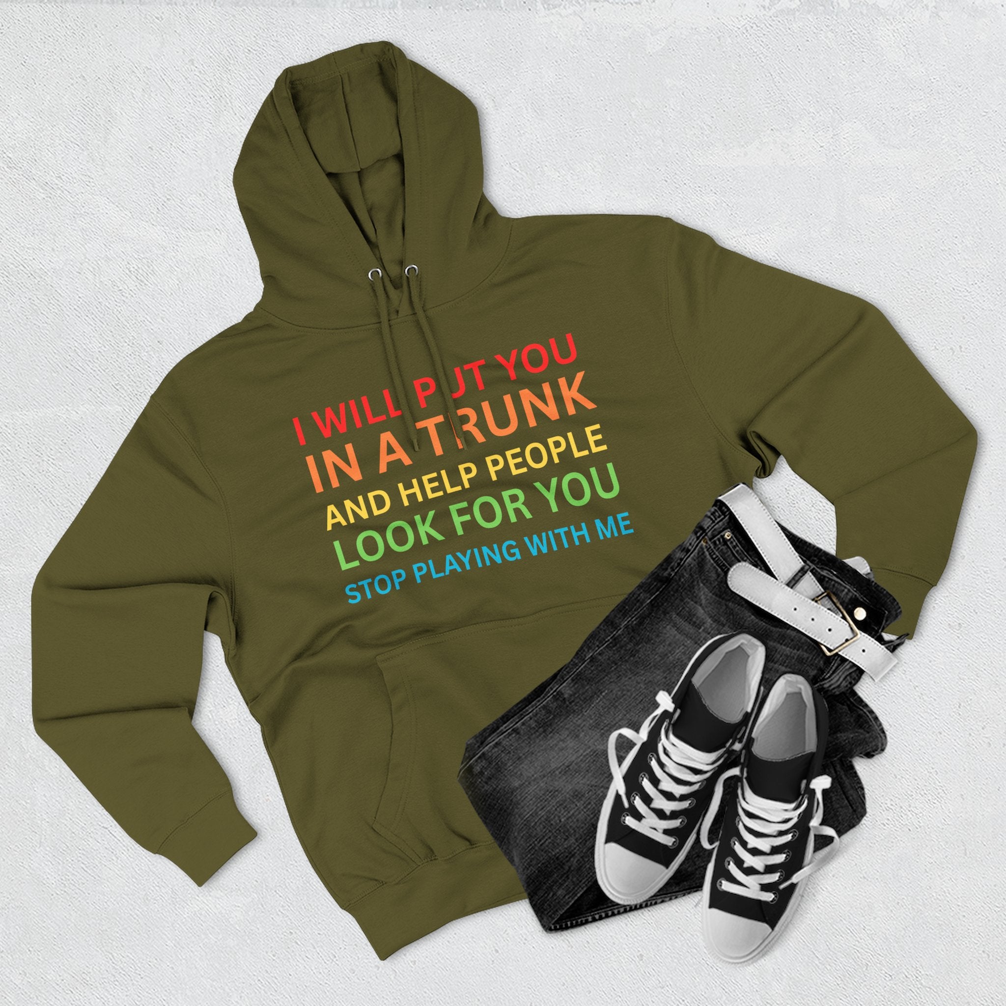 In A Trunk Three-Panel Fleece Hoodie, Funny Hooded Sweatshirt, Quirky Gift, Unisex Pullover, Casual Wear, Birthday Present, Gift for [...]