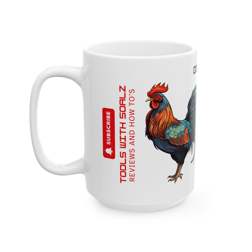 Don't Be a Rooster Lollipop, Tools with SoAlz, Whimsical Mug, Fun Gift