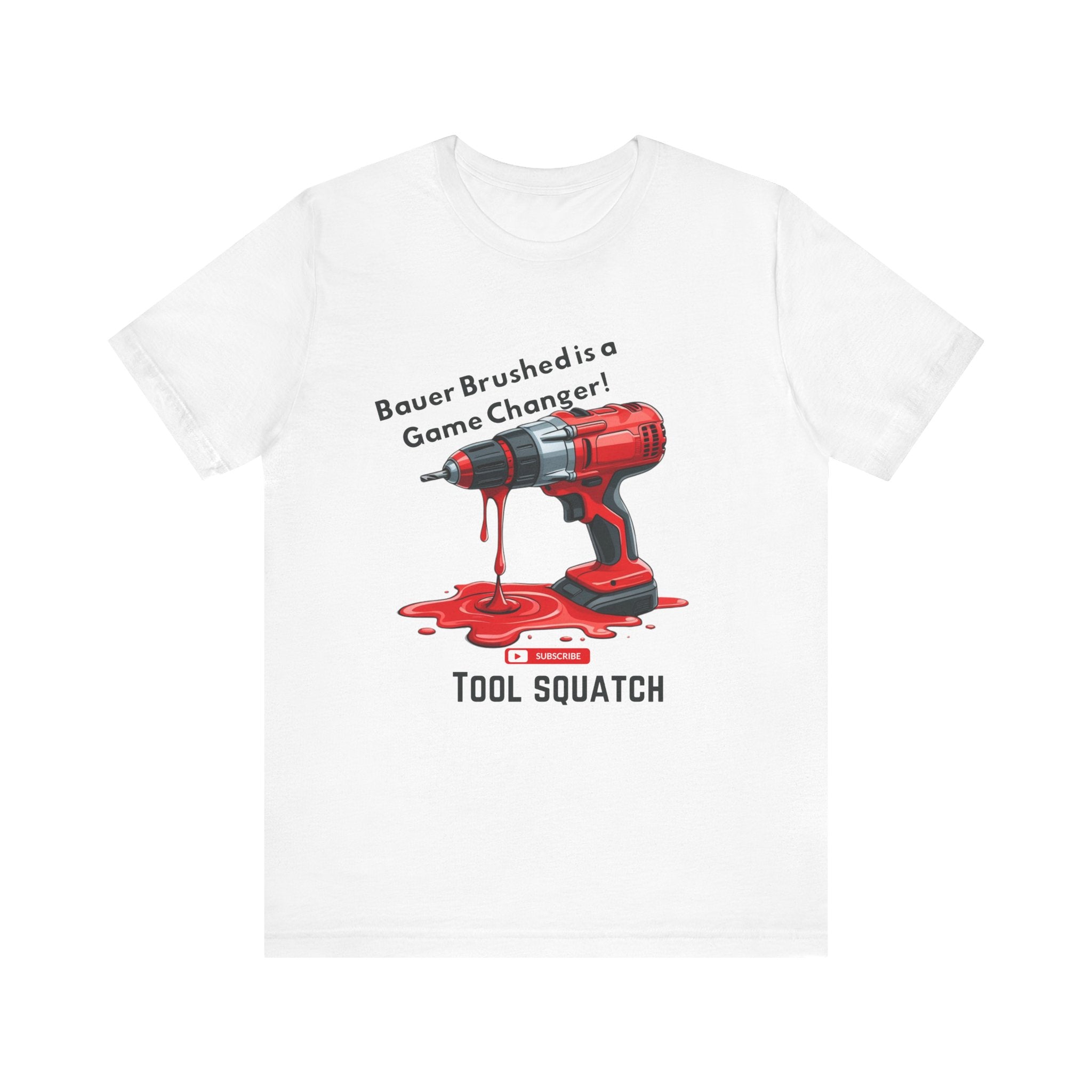 Game Changer, Funny Drill Graphic Tee - Tool Squatch, Casual Shirt for DIY Lovers, Gift for Handyman, Father's Day or Birthday T-Shirt