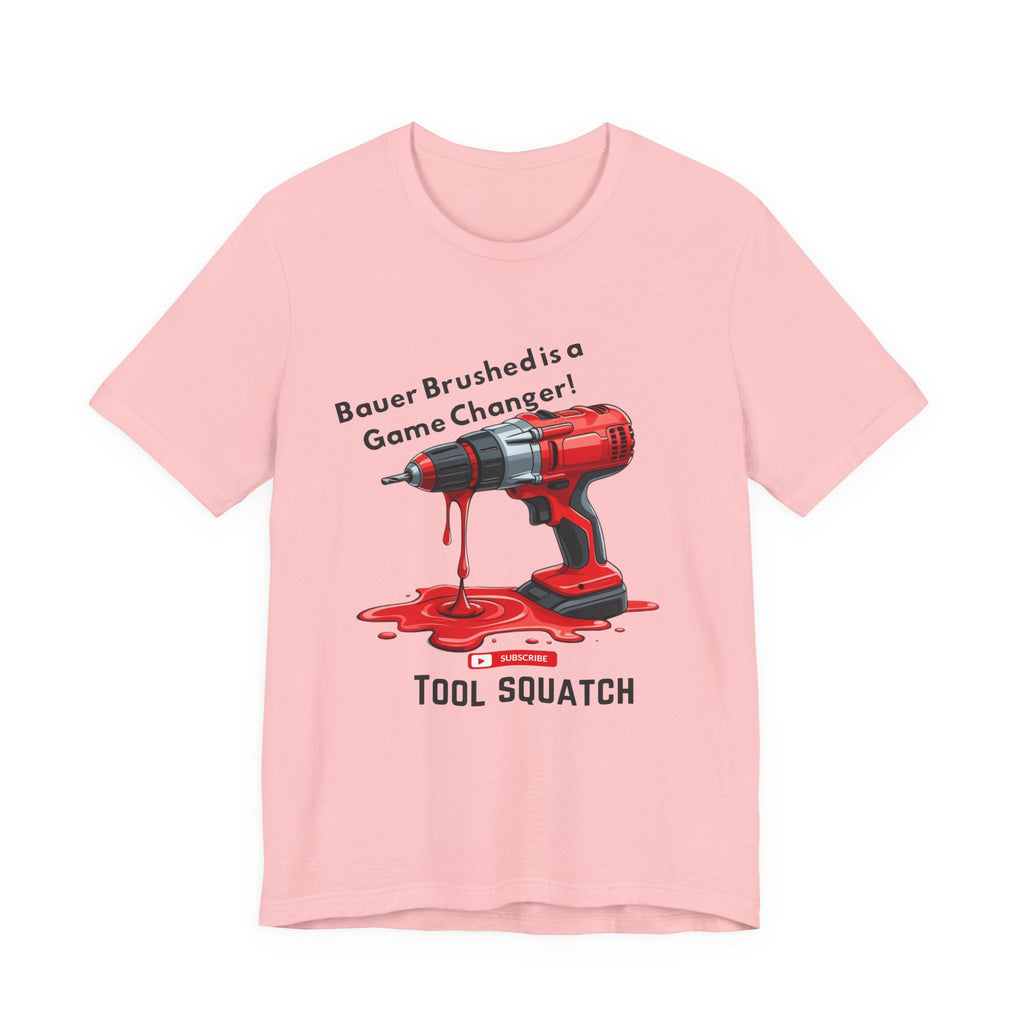 Game Changer, Funny Drill Graphic Tee - Tool Squatch, Casual Shirt for DIY Lovers, Gift for Handyman, Father's Day or Birthday T-Shirt