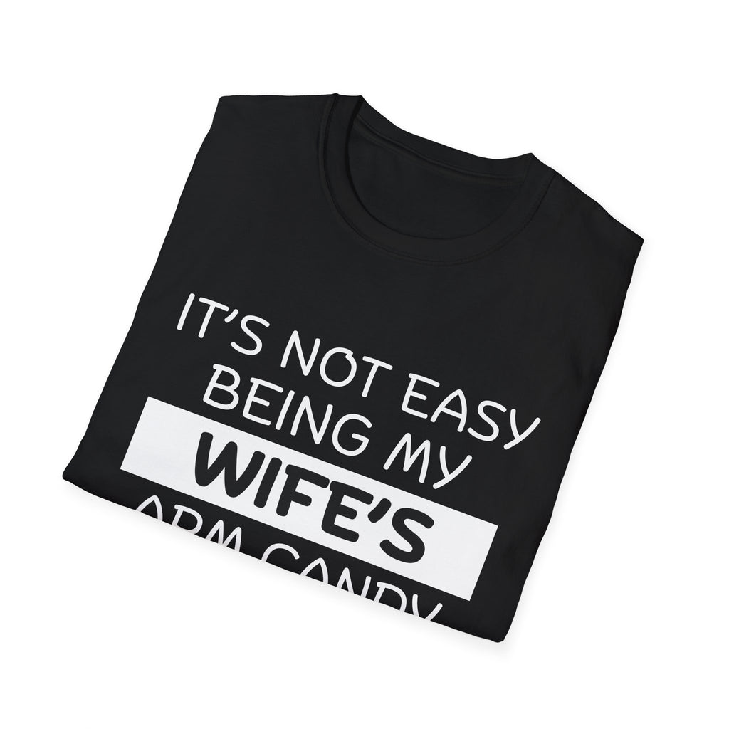 Arm Candy Unisex Softstyle T-Shirt, Gift for Her, Anniversary Apparel, Couple's Matching Shirt, Unique Wedding Gift
