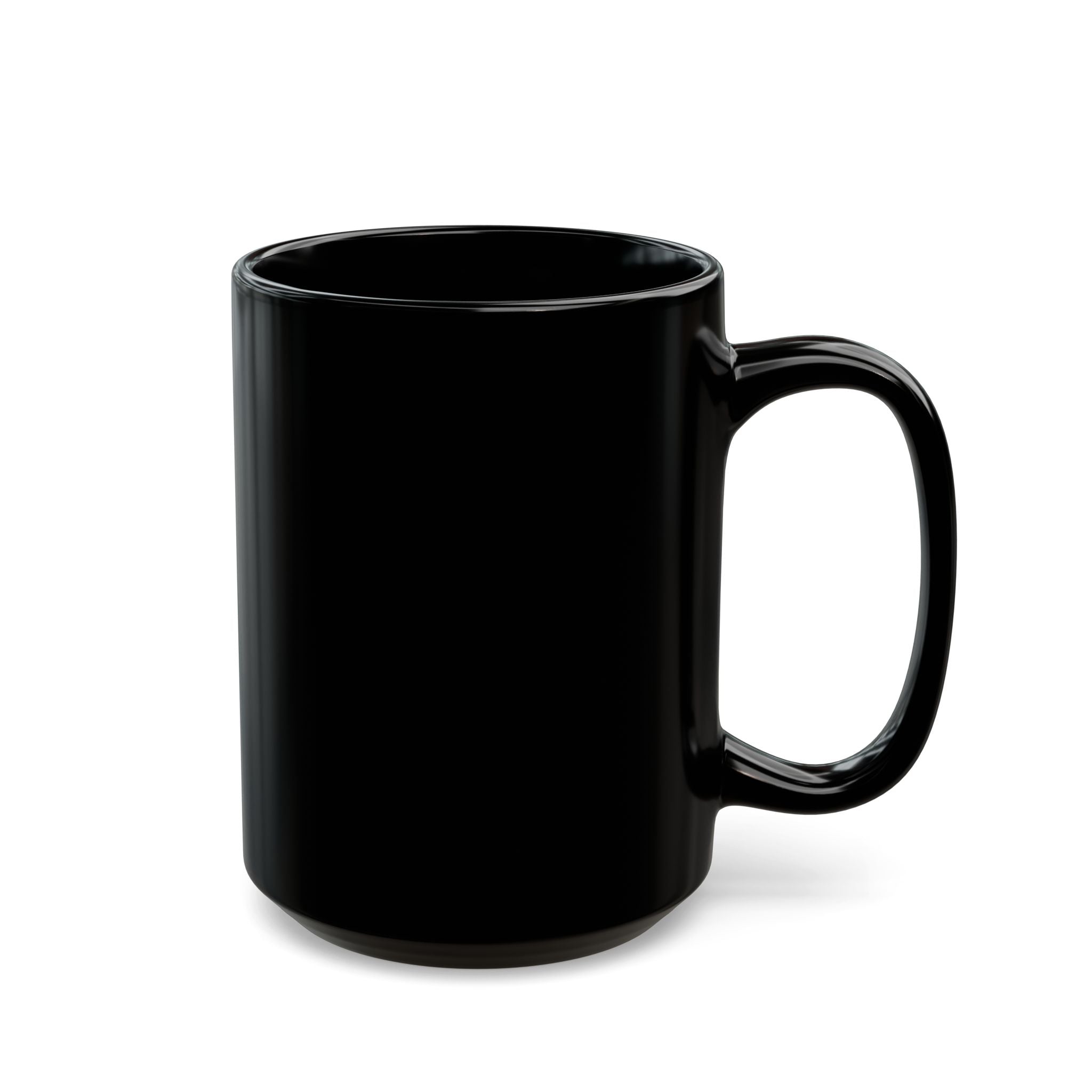 Playful Donut Black Mug | Fun Coffee Cup, Gift for Friends, Cute Kitchen Decor, Funny Mug for Coffee Lovers, Quirky Drinkware