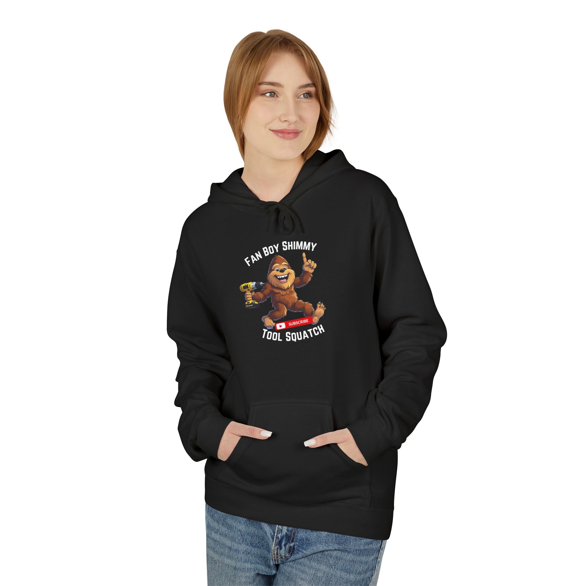 Fanboy Shimmy Hoodie, Tool Squatch, Gift for Dad, Father's Day Hoodie, Casual Wear, Comfortable Hoodie, Unique Dad Gift
