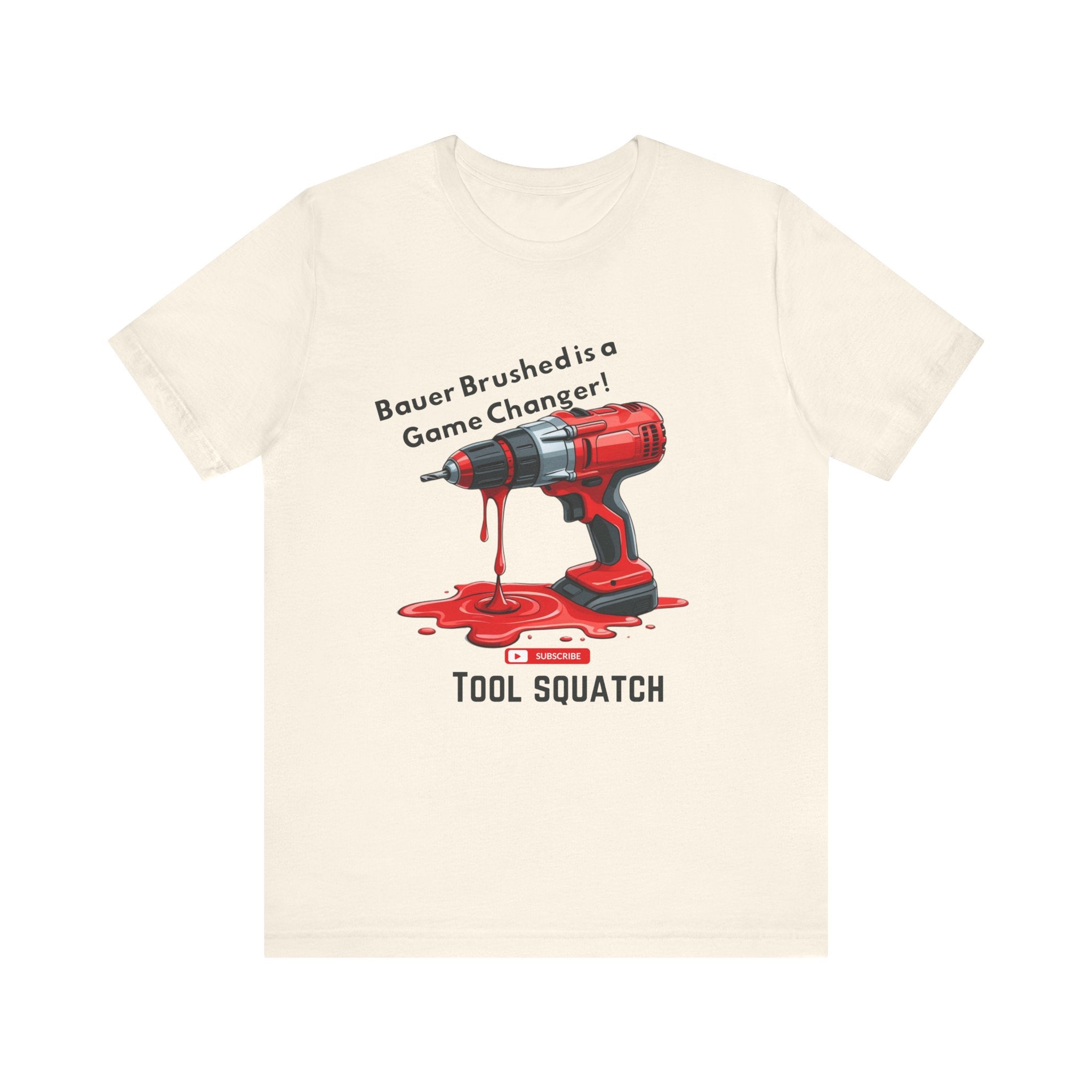 Game Changer, Funny Drill Graphic Tee - Tool Squatch, Casual Shirt for DIY Lovers, Gift for Handyman, Father's Day or Birthday T-Shirt