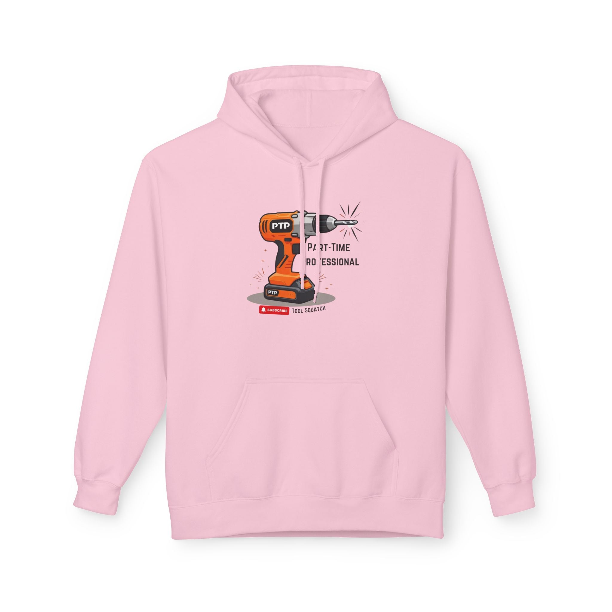 Part-Time Professional Hoodie, Tool Squatch, Crafting Apparel, Gift for Handyman, Personalized Workwear, Tool Themed Sweatshirt