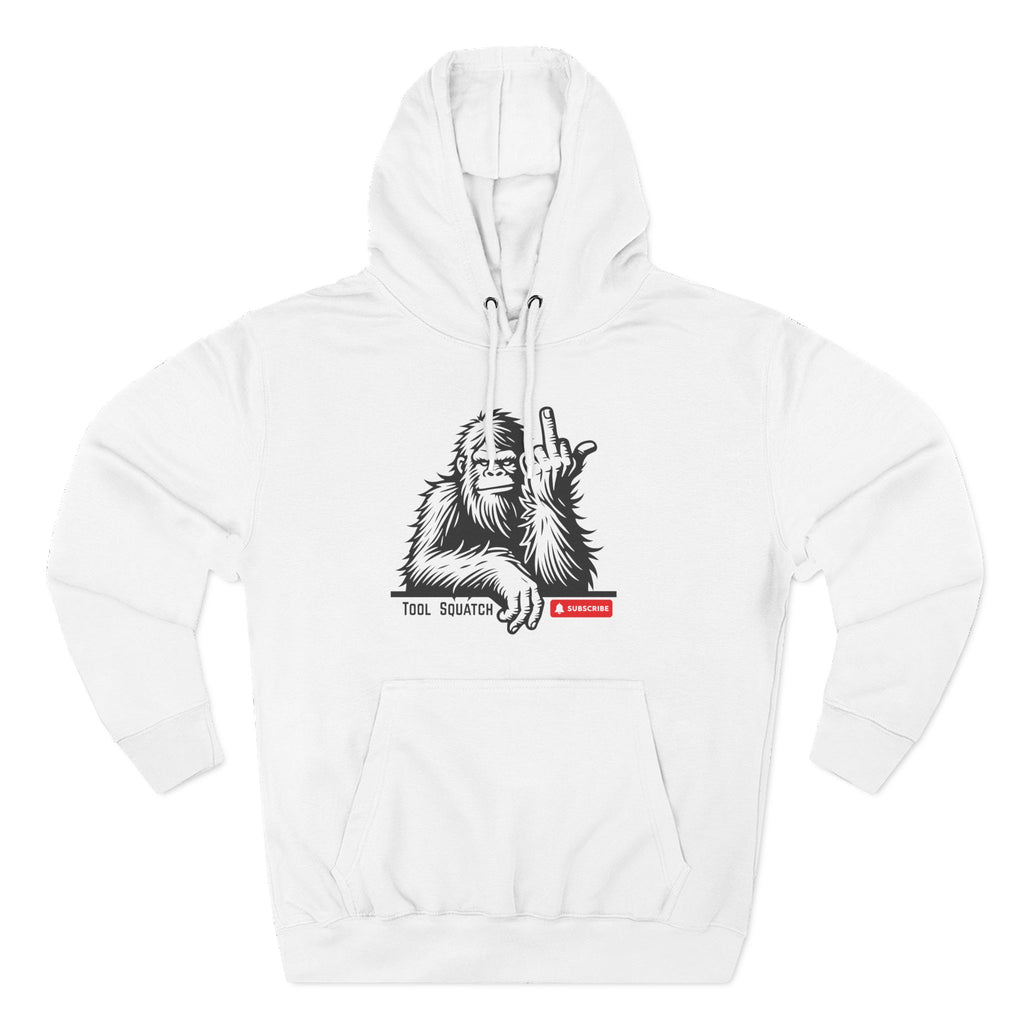 Sasquatch, Tool Squatch, Cozy Three-Panel Fleece Hoodie, Casual Sweatshirt, Unisex Hoodie, Perfect Gift, Warm Layer for All Seasons