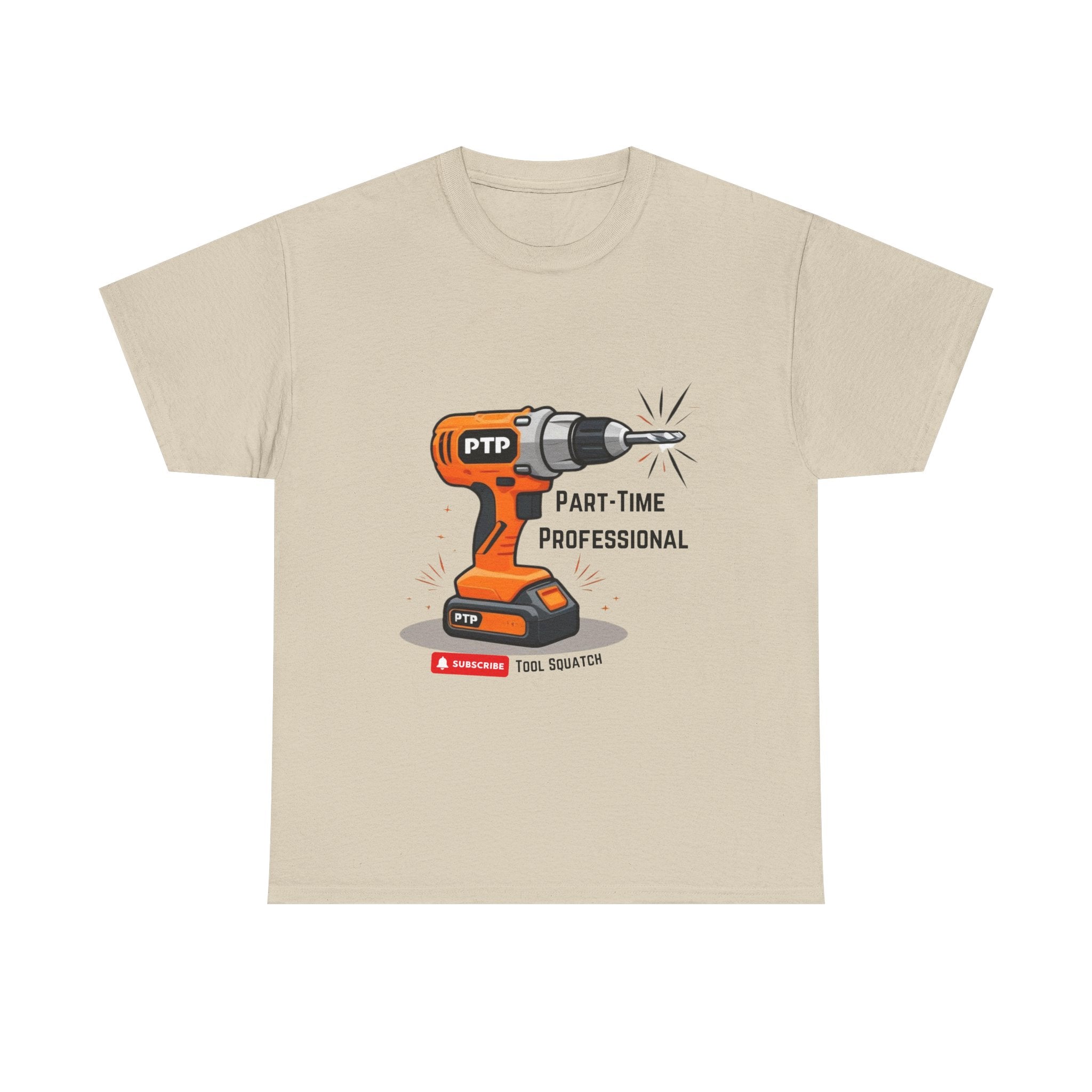 Part-Time Professional Tee - Tool Squatch, Funny Work Shirt, Gift for DIY Lovers, Humorous Cotton Tee, Tool Enthusiast Apparels, Birthday Gift Idea