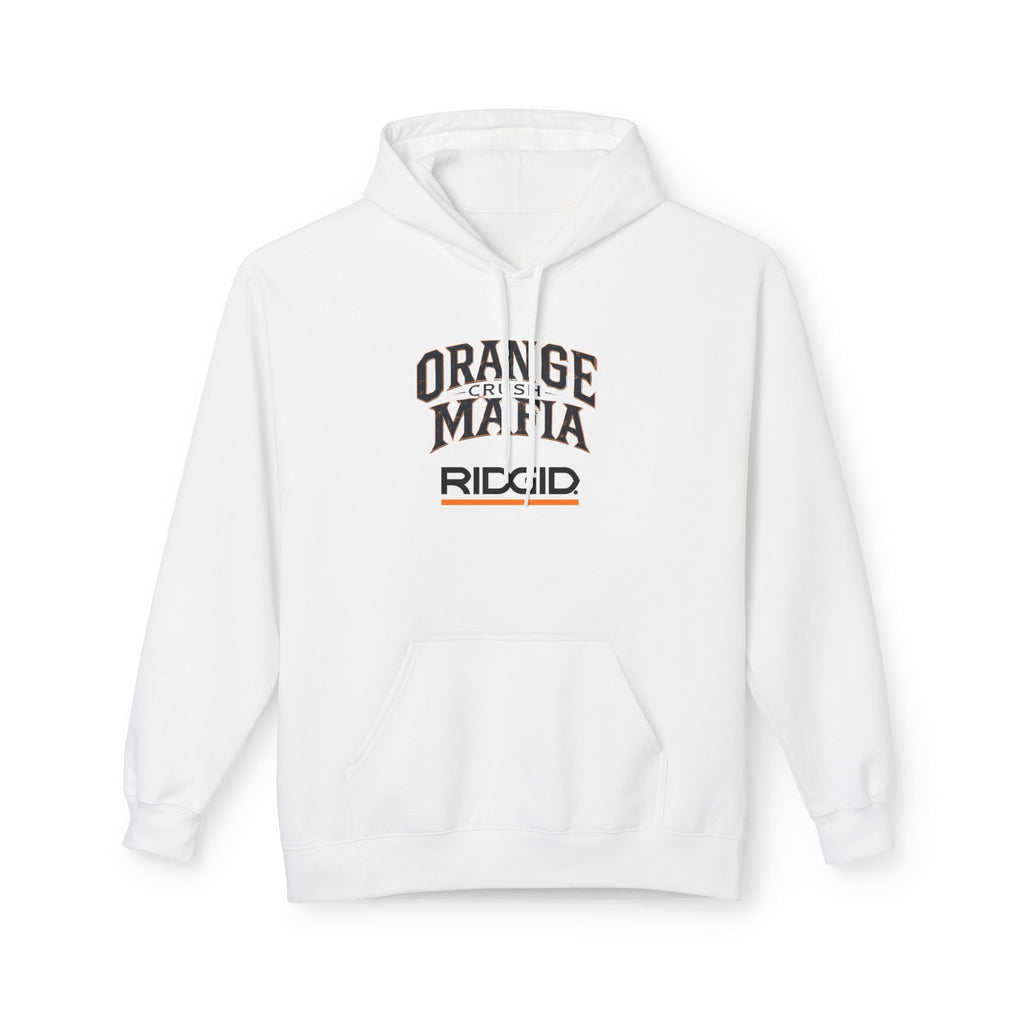 Orange Crush Mafia Unisex Fleece Hoodie - Cozy Lifestyle Wear, Perfect Gift, Streetwear Essential, Casual Comfort, Outdoor Adventures