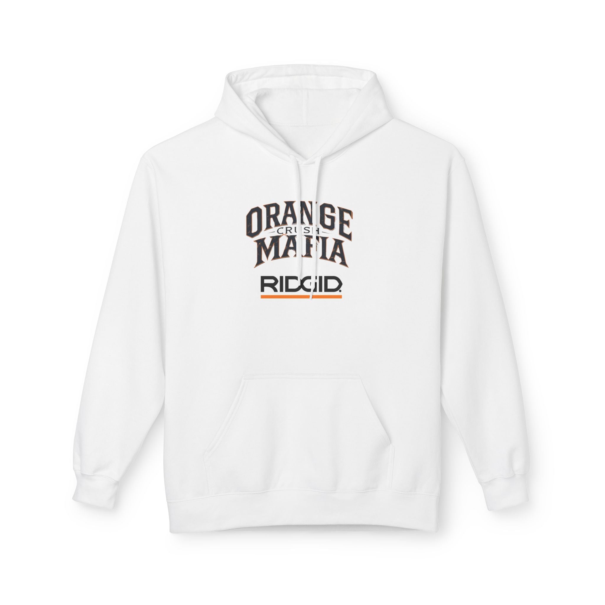 Orange Crush Mafia Unisex Fleece Hoodie - Cozy Lifestyle Wear, Perfect Gift, Streetwear Essential, Casual Comfort, Outdoor Adventures