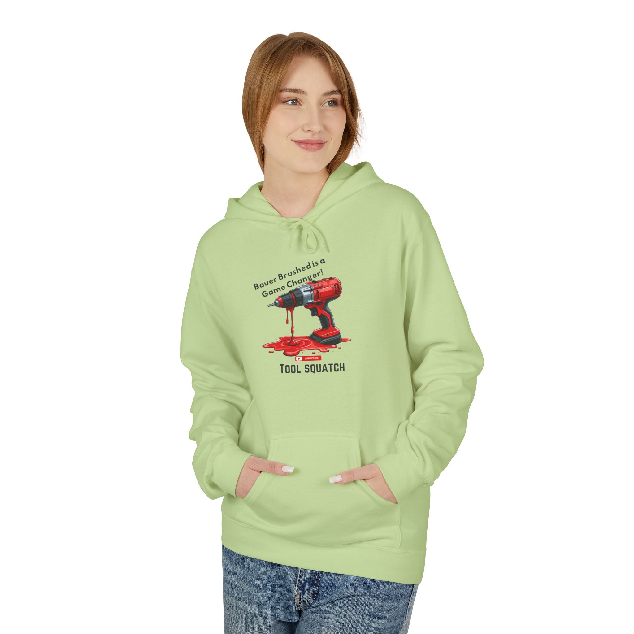 Game Changer Hoodie, Tool Squatch, Funny DIY Apparel, Perfect Gift for Builders, Tools & Crafts Lover, Unisex Fleece Sweatshirt