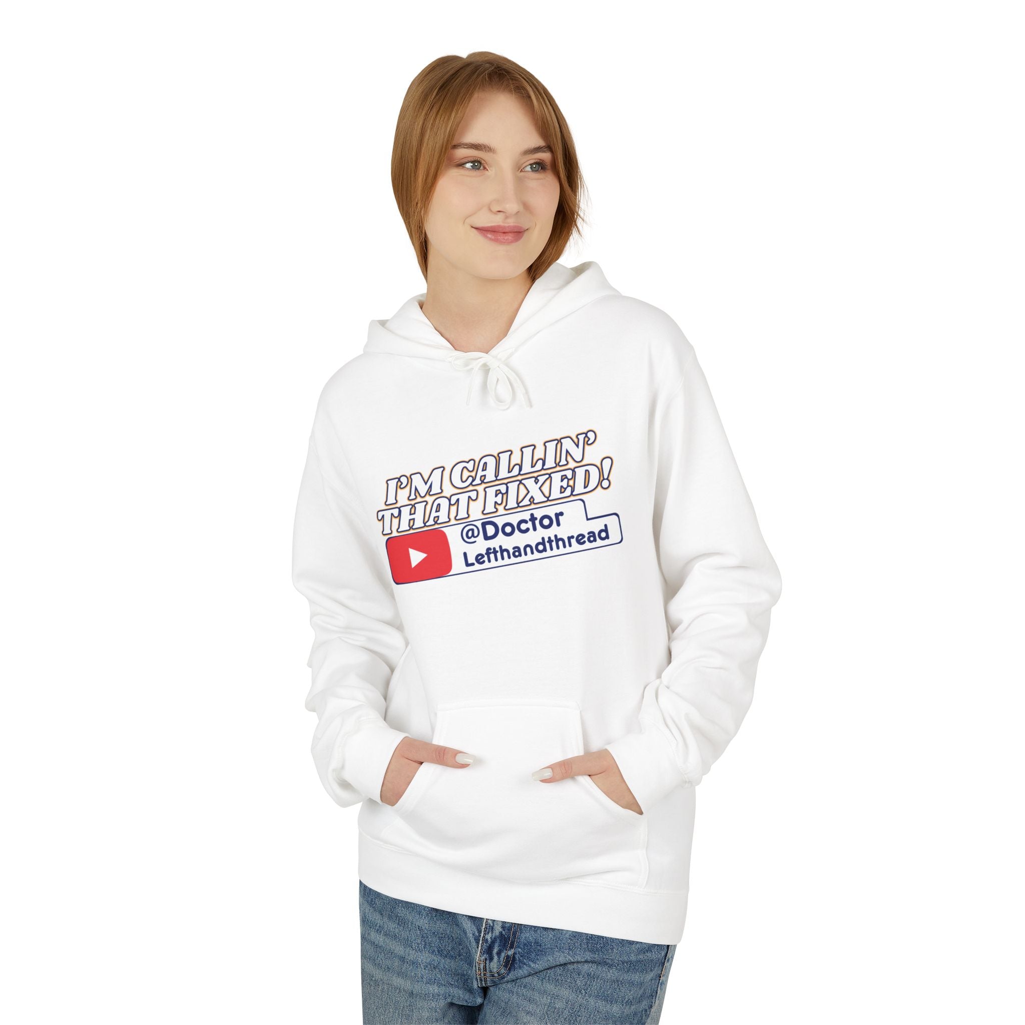 I'm Callin' That Fixed! Doctor Lefthandthread Funny Gift for YouTube Fans, Cozy Sweatshirt, Perfect for Casual Wear & Holidays