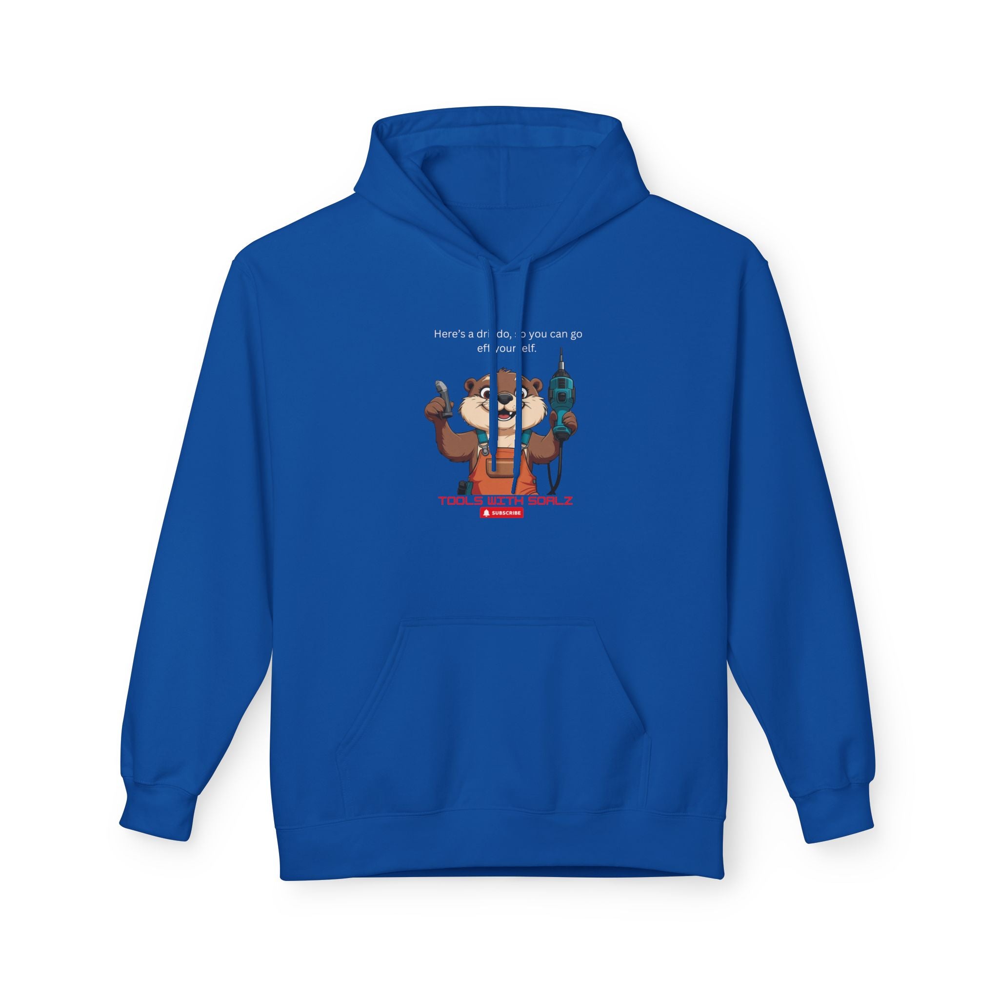 Drilldo Tools with SoAlz Animal Graphic Hoodie | Cozy Unisex Fleece for Casual Outings, Gifts for Animal Lovers, Fun Everyday Wear, Unique Sportswear