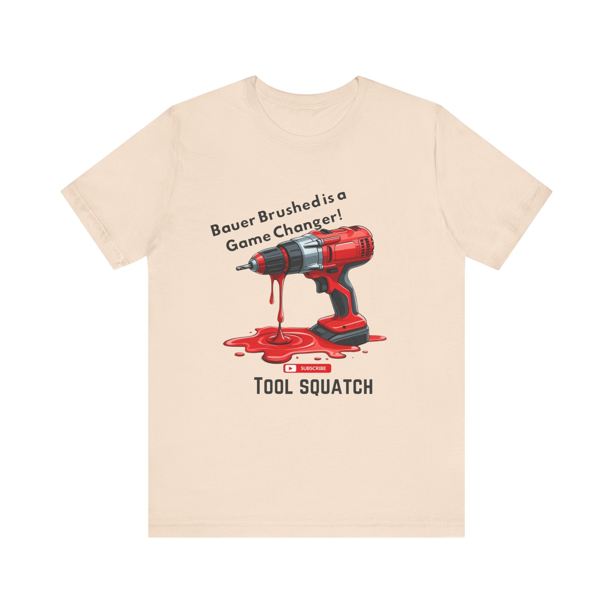 Game Changer, Funny Drill Graphic Tee - Tool Squatch, Casual Shirt for DIY Lovers, Gift for Handyman, Father's Day or Birthday T-Shirt