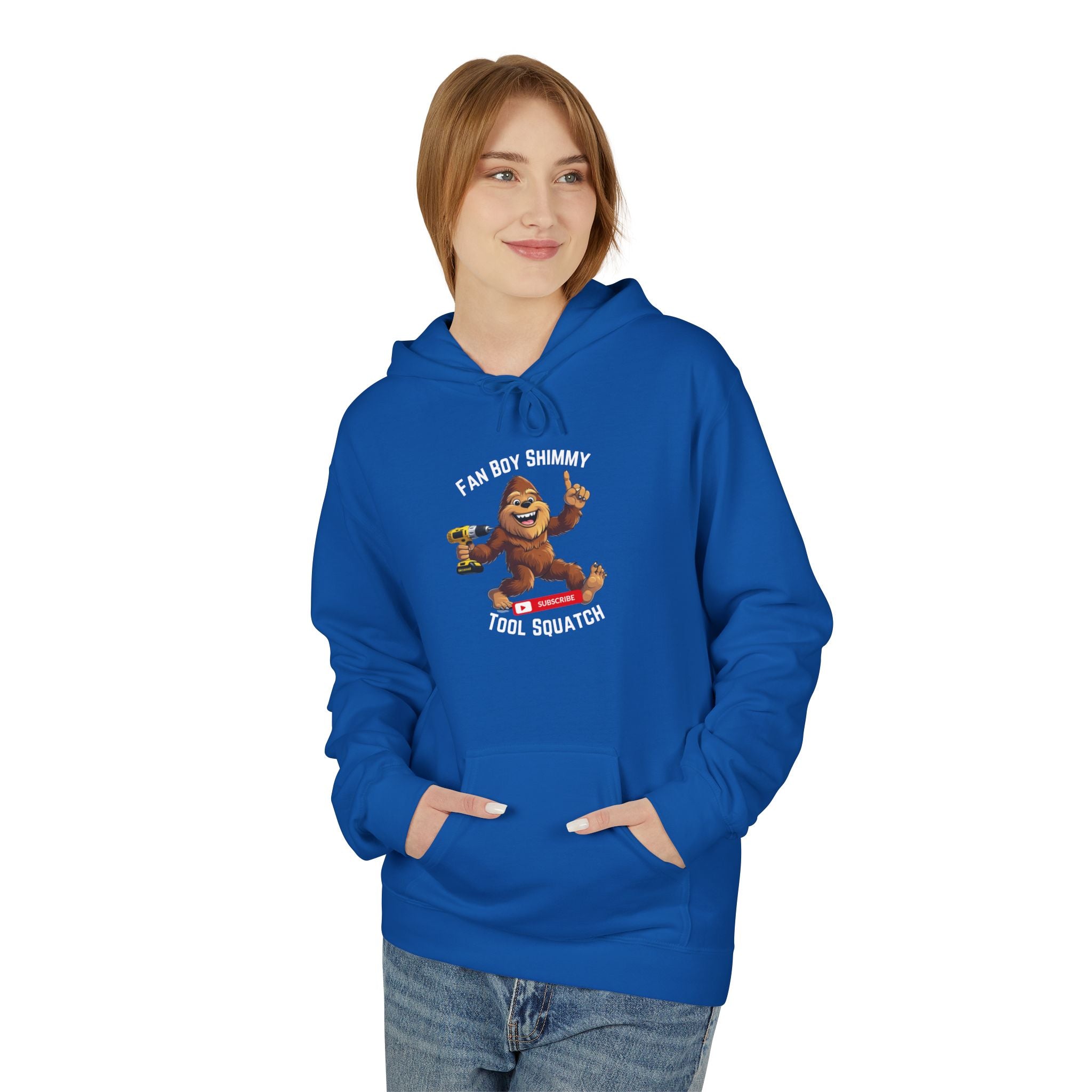 Fanboy Shimmy Hoodie, Tool Squatch, Gift for Dad, Father's Day Hoodie, Casual Wear, Comfortable Hoodie, Unique Dad Gift