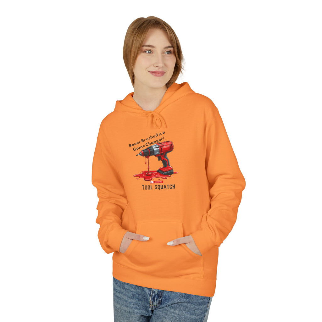 Game Changer Hoodie, Tool Squatch, Funny DIY Apparel, Perfect Gift for Builders, Tools & Crafts Lover, Unisex Fleece Sweatshirt