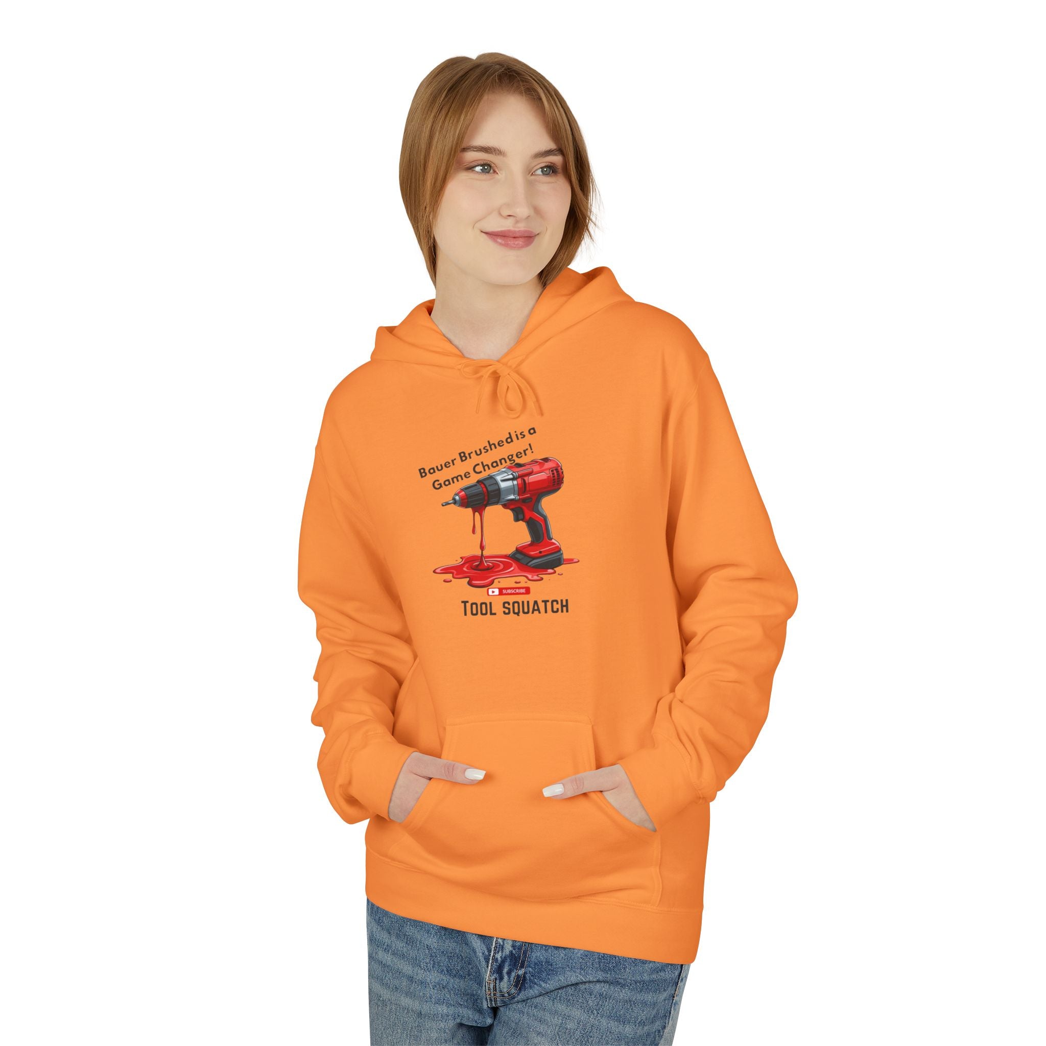 Game Changer Hoodie, Tool Squatch, Funny DIY Apparel, Perfect Gift for Builders, Tools & Crafts Lover, Unisex Fleece Sweatshirt