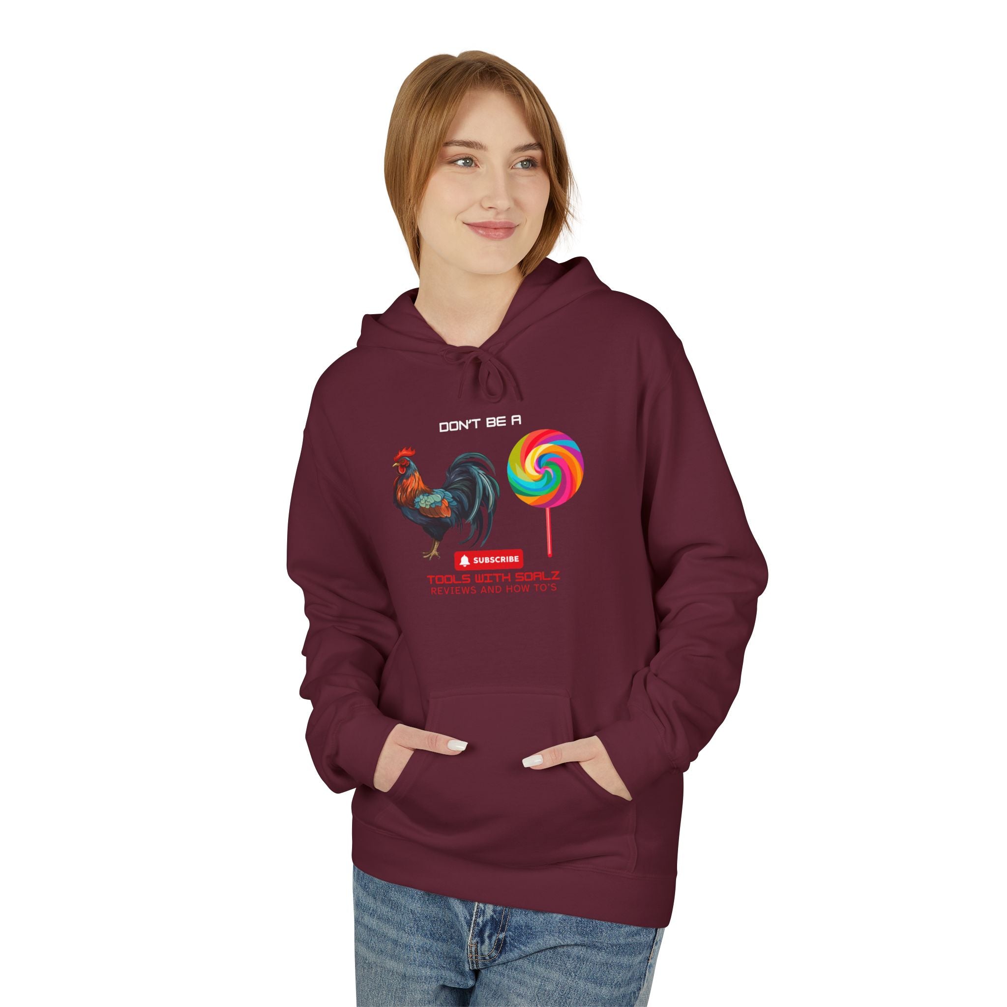 Don't Be A Rooster Lollipop, Tools with SoAlz : Fun and Cozy, Perfect for Everyday Wear, Great Gift for Holidays and Celebrations, Unisex Fashion