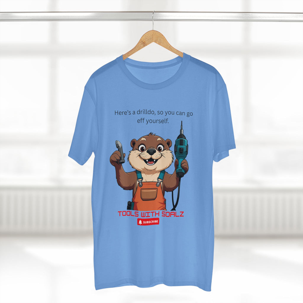 Drilldo, Tools with SoAlz Quirky Humor Shirt, DIY Gift for Handyman, Birthday Apparel, Unique Workwear