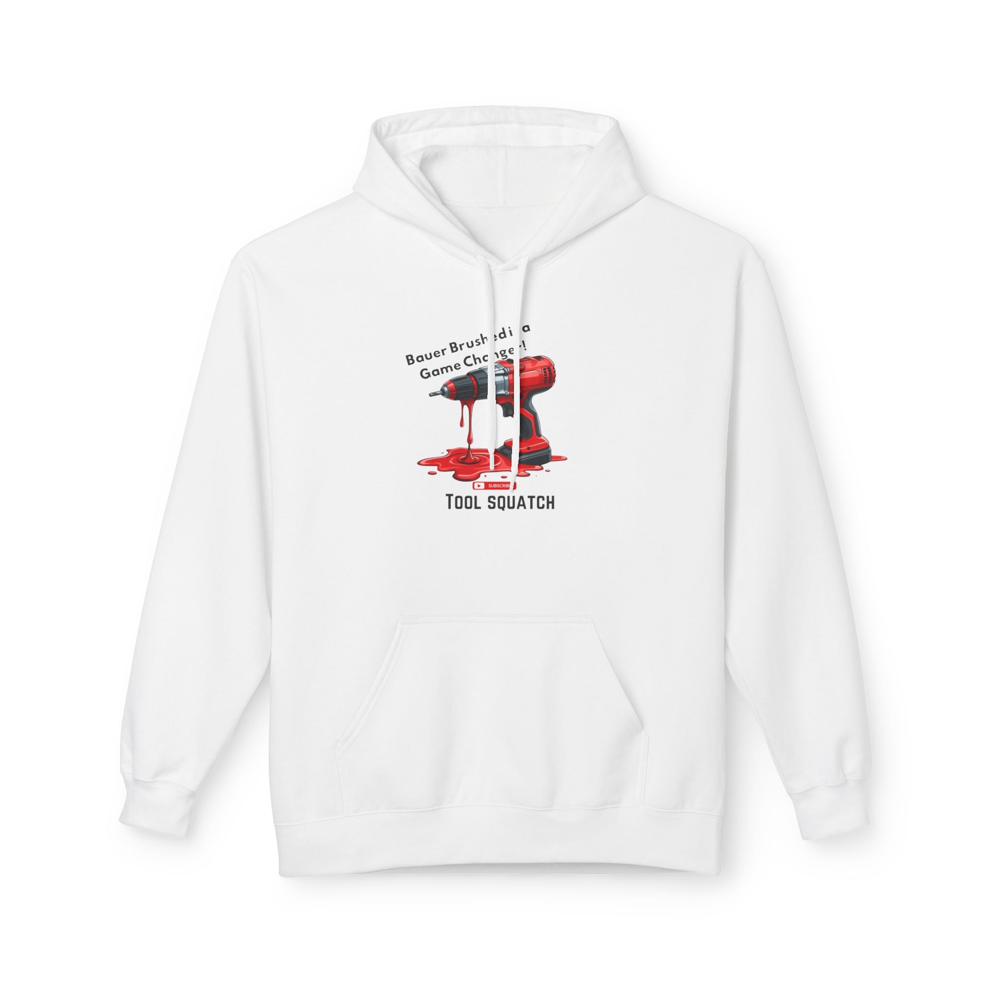 Game Changer Hoodie, Tool Squatch, Funny DIY Apparel, Perfect Gift for Builders, Tools & Crafts Lover, Unisex Fleece Sweatshirt
