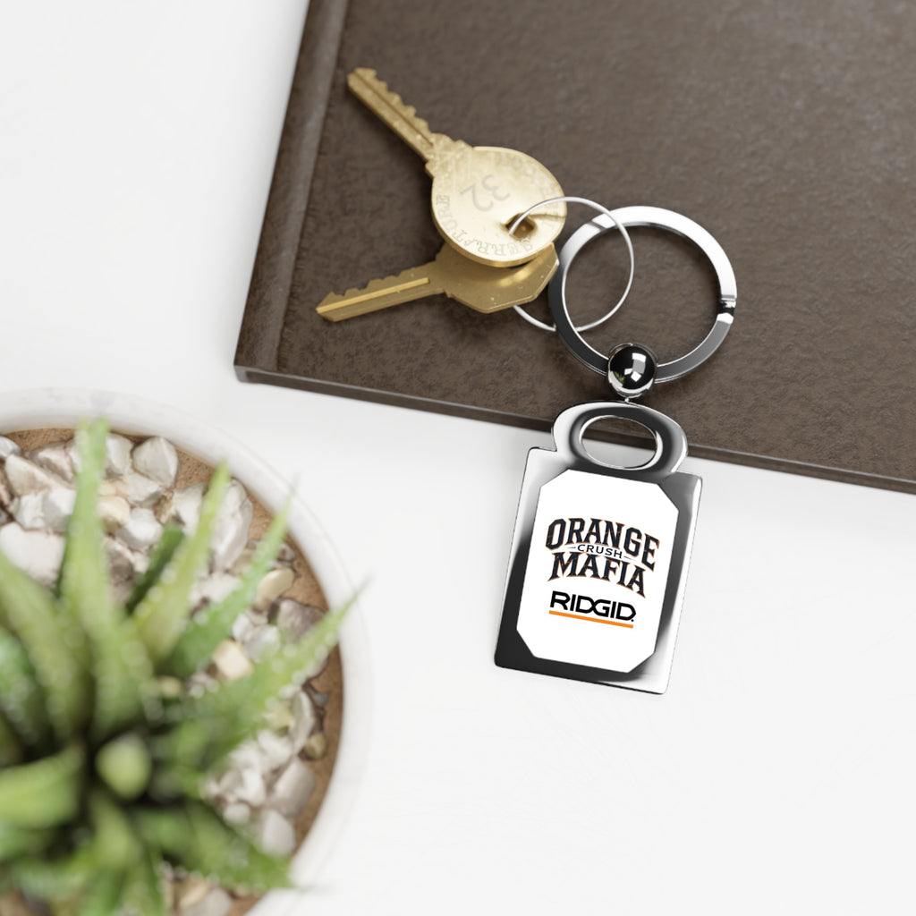 Orange Crush Mafia Tool Squatch  Photo Keyring, Custom Keychain Gift, Memory Keepsake, Photo Holder, Unique Present for Loved Ones