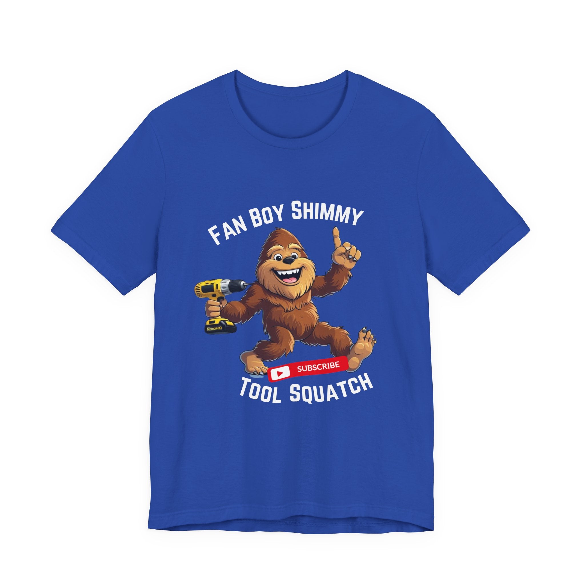 Fanboy Shimmy Tee for Adults, Great for Gifts, Party Wear, Casual Style, YouTube Fans, Unisex Jersey Tee