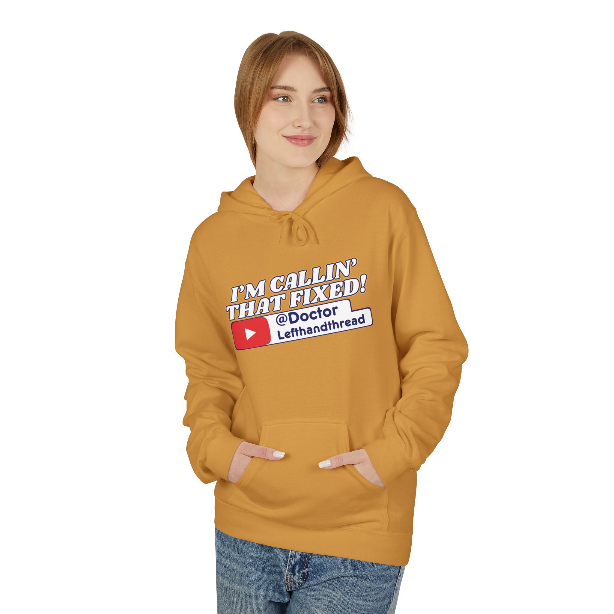 I'm Callin' That Fixed! Doctor Lefthandthread Funny Gift for YouTube Fans, Cozy Sweatshirt, Perfect for Casual Wear & Holidays
