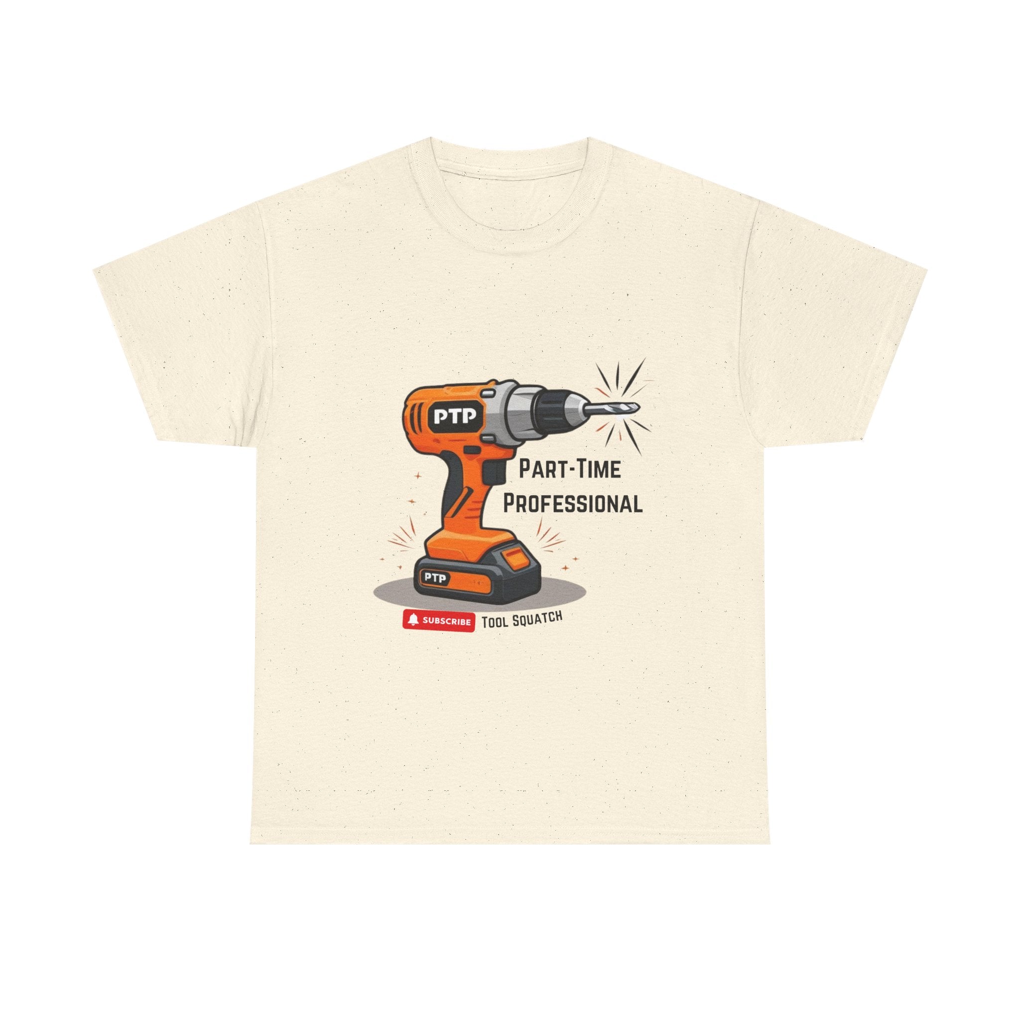Part-Time Professional Tee - Tool Squatch, Funny Work Shirt, Gift for DIY Lovers, Humorous Cotton Tee, Tool Enthusiast Apparels, Birthday Gift Idea