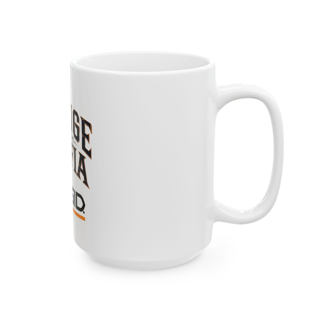 Orange Crush Mafia Ceramic Mug - Fun Coffee Cup, Gift for Friends, Office Decor, Unique Drinkware, 11oz & 15oz Options