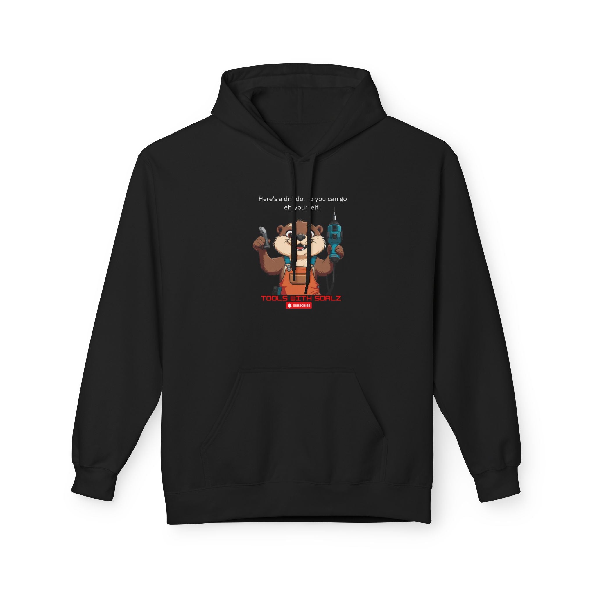 Drilldo Tools with SoAlz Animal Graphic Hoodie | Cozy Unisex Fleece for Casual Outings, Gifts for Animal Lovers, Fun Everyday Wear, Unique Sportswear