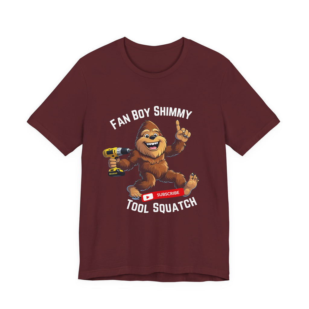 Fanboy Shimmy Tee for Adults, Great for Gifts, Party Wear, Casual Style, YouTube Fans, Unisex Jersey Tee
