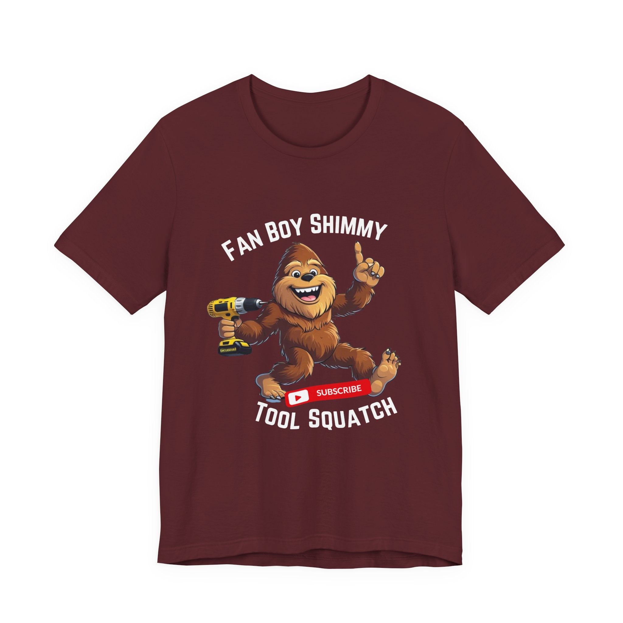 Fanboy Shimmy Tee for Adults, Great for Gifts, Party Wear, Casual Style, YouTube Fans, Unisex Jersey Tee