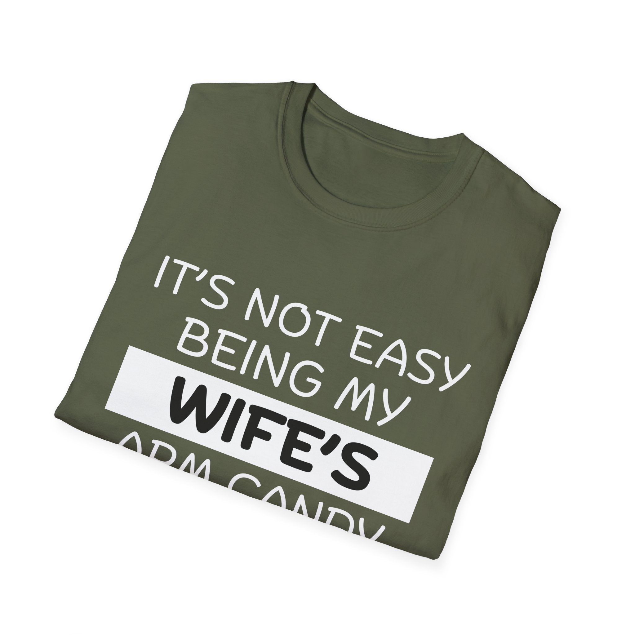 Arm Candy Unisex Softstyle T-Shirt, Gift for Her, Anniversary Apparel, Couple's Matching Shirt, Unique Wedding Gift